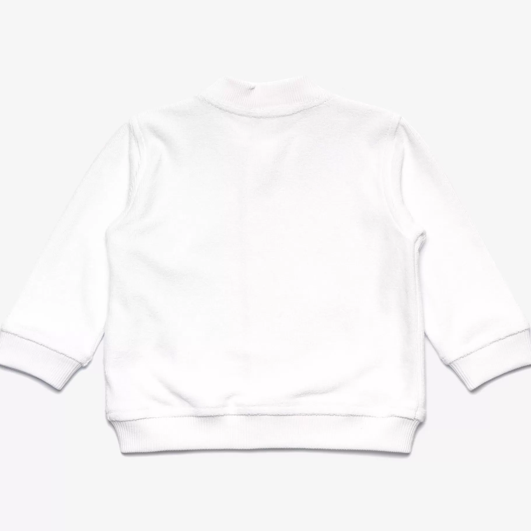 Hoodies And Sweaters*K-WAY E. Amaurice Sponge - Fleece - Jacket - Kid Unisex - White