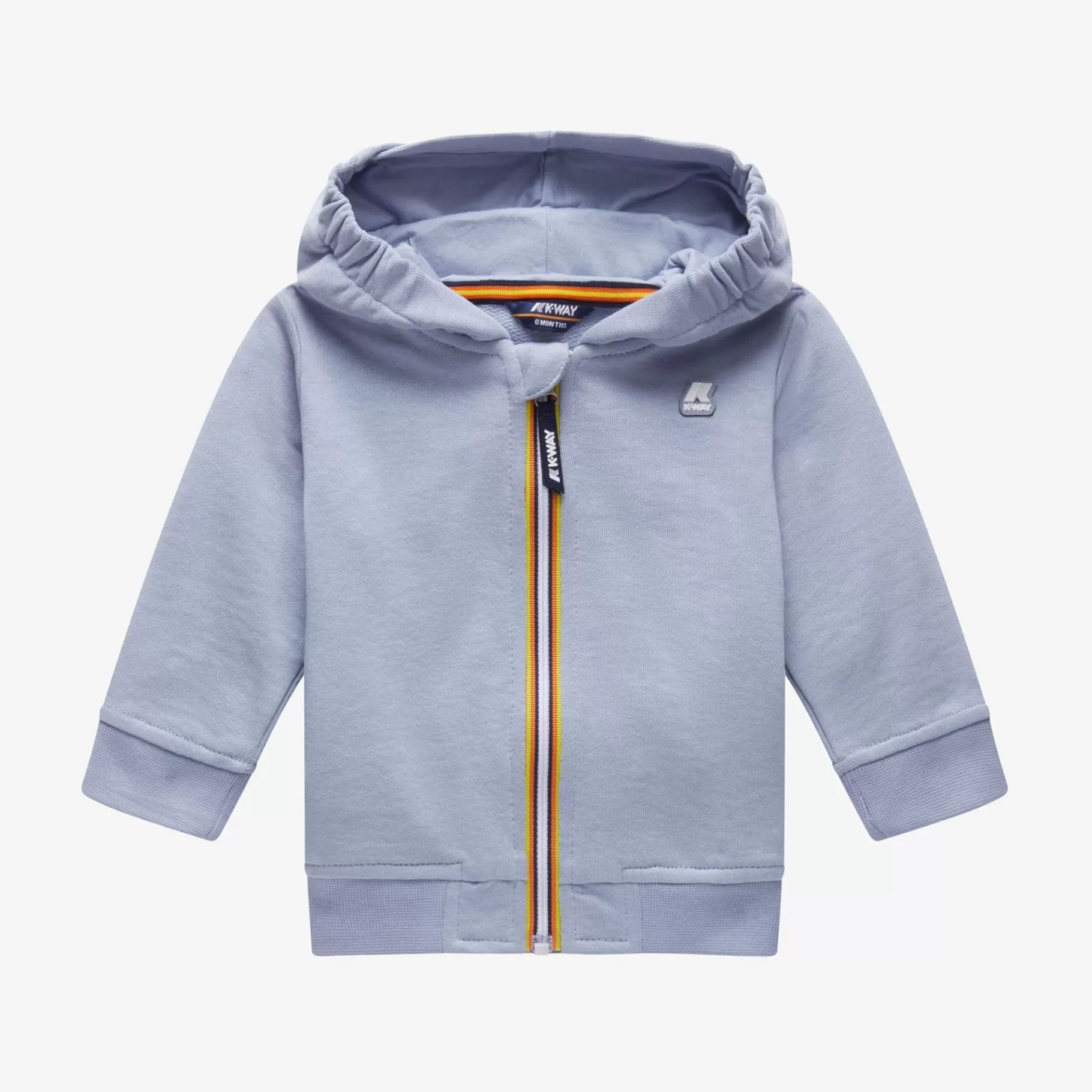 Hoodies And Sweaters*K-WAY E. Anthony Fleece - Fleece - Jacket - Kid Unisex - Azure Blizzard