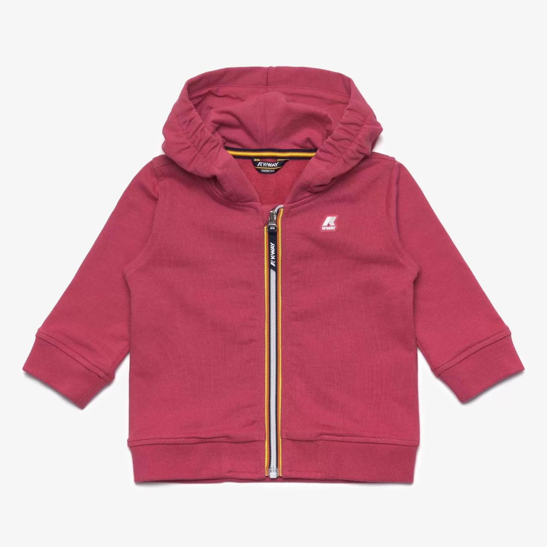 Hoodies And Sweaters*K-WAY E. Anthony Fleece - Fleece - Jacket - Kid Unisex - Dk Pink