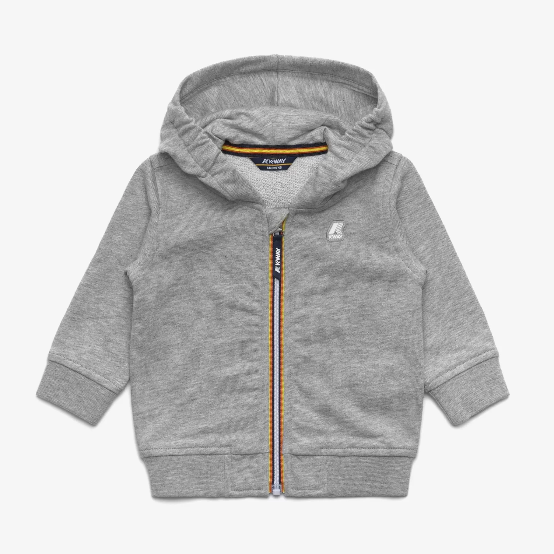 Hoodies And Sweaters*K-WAY E. Anthony Fleece - Fleece - Jacket - Kid Unisex - Grey Mel