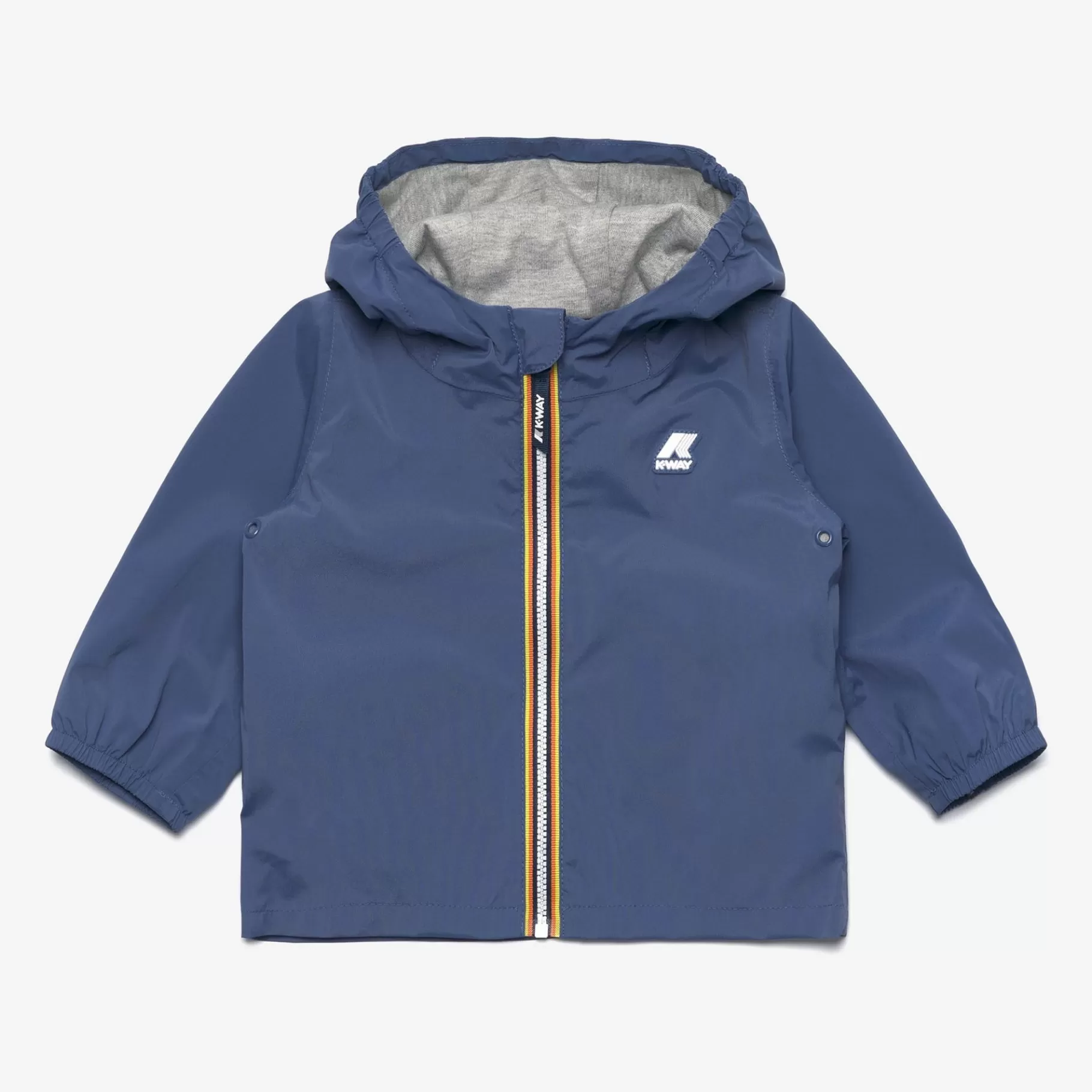 Short Jackets*K-WAY E. Jack Stretch Nylon Jersey - Jackets - Short - Kid Unisex - Blue Fiord