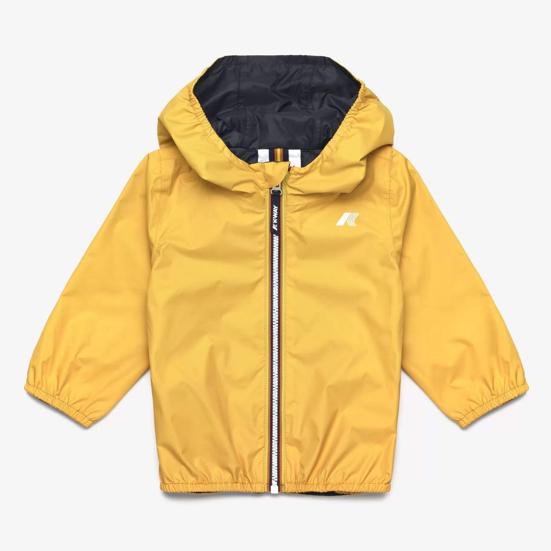 Short Jackets*K-WAY E. Jake Plus.2 Reversible - Jackets - Short - Kid Unisex - Yellow Mimosa-Blue Depth