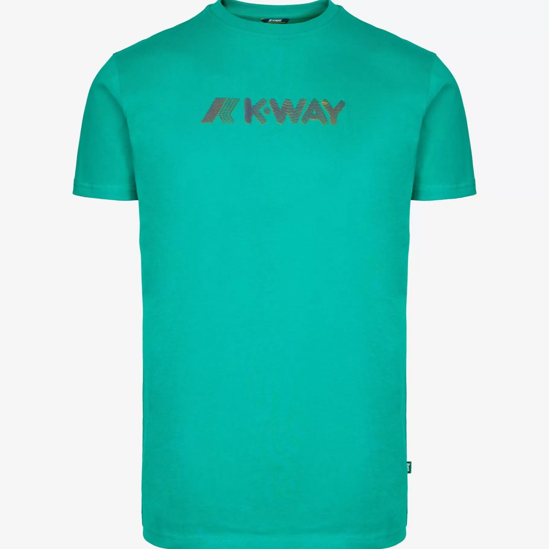 T-Shirt*K-WAY Elliot 3D Stripes Logo - T-Shirtstop - T-Shirt - Man - Green