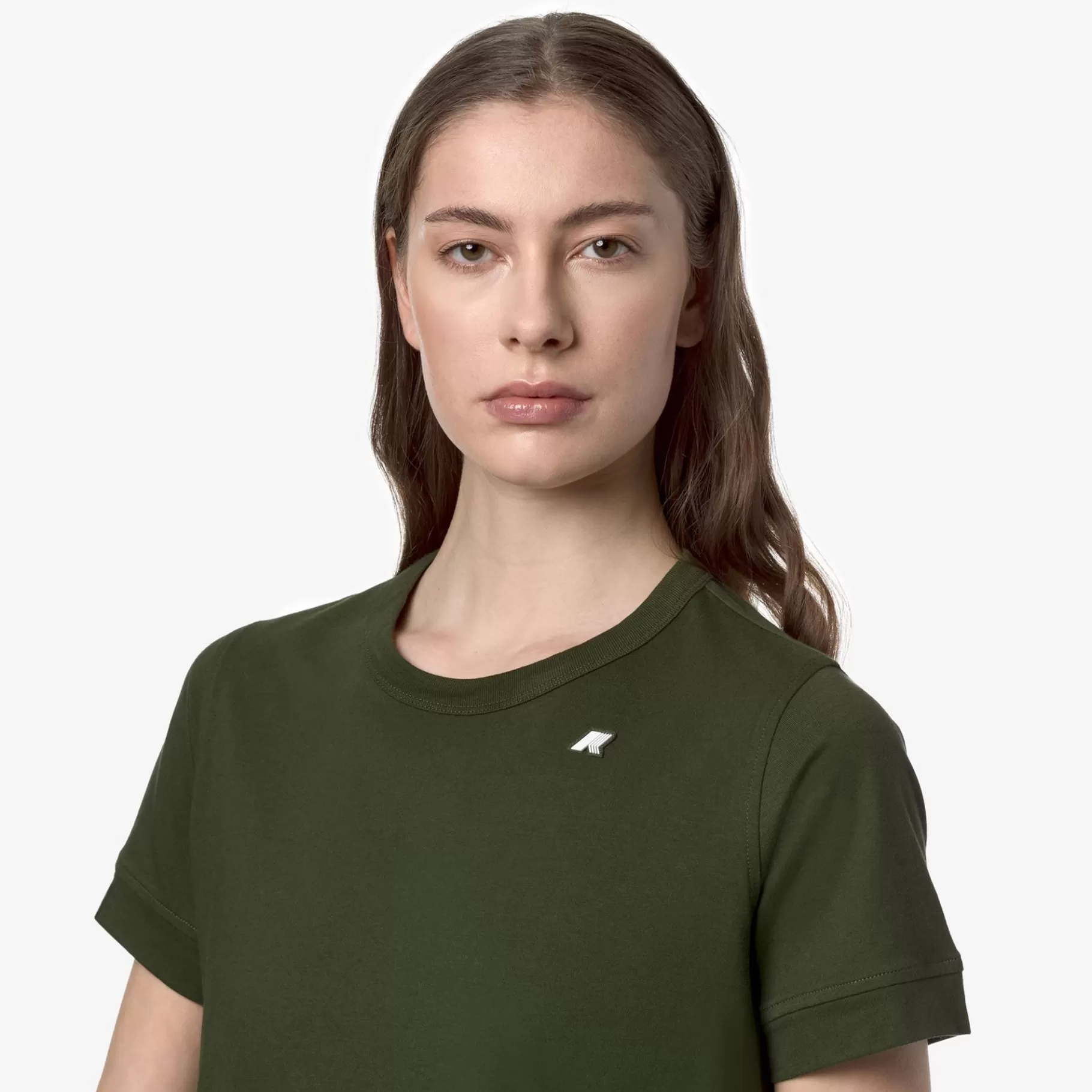 T-Shirt*K-WAY Emel Jersey - T-Shirtstop - T-Shirt - Woman - Green Cypress