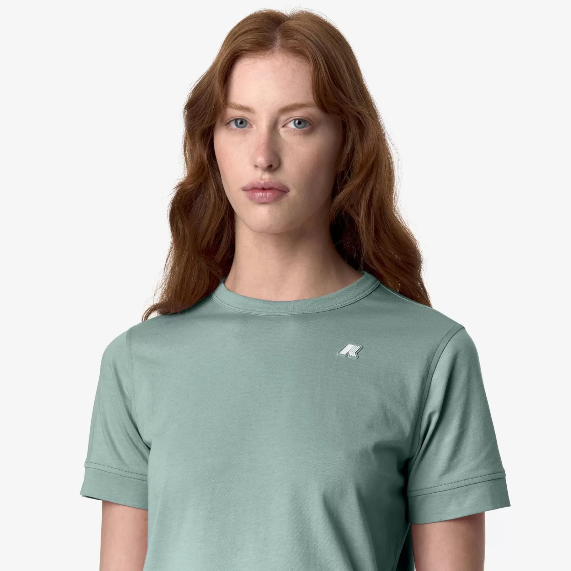 T-Shirt*K-WAY Emel Jersey - T-Shirtstop - T-Shirt - Woman - Green Mold