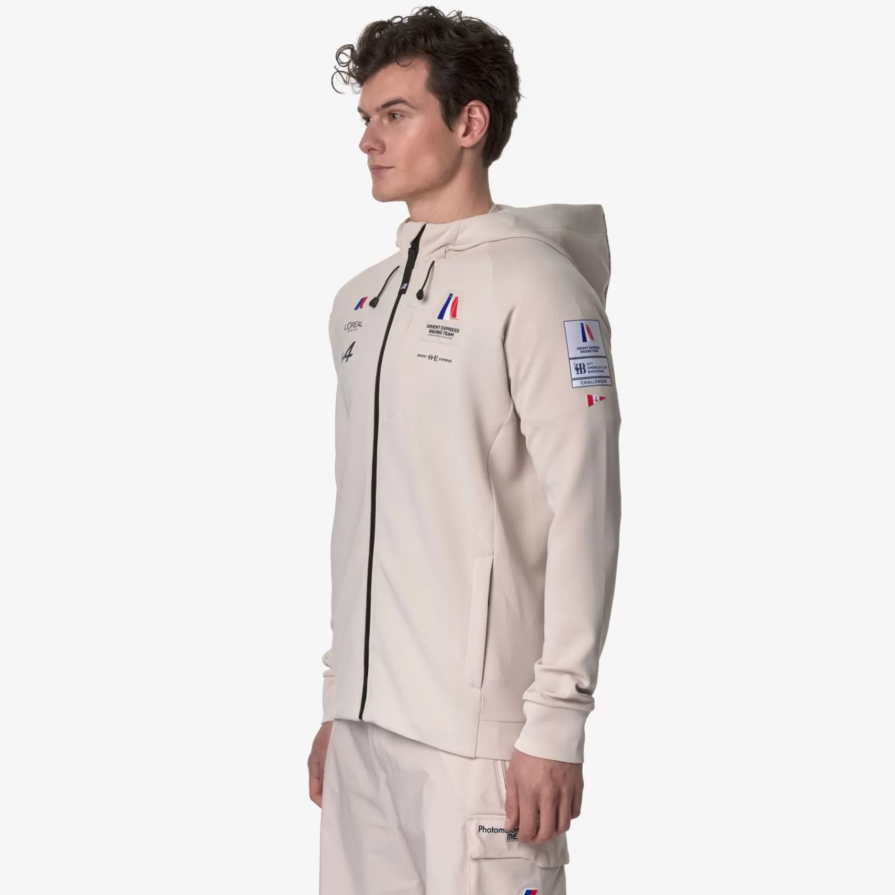Hoodies And Sweaters*K-WAY Etaples Orient Express Team Ac - Fleece - Jacket - Unisex - Grey Vapor