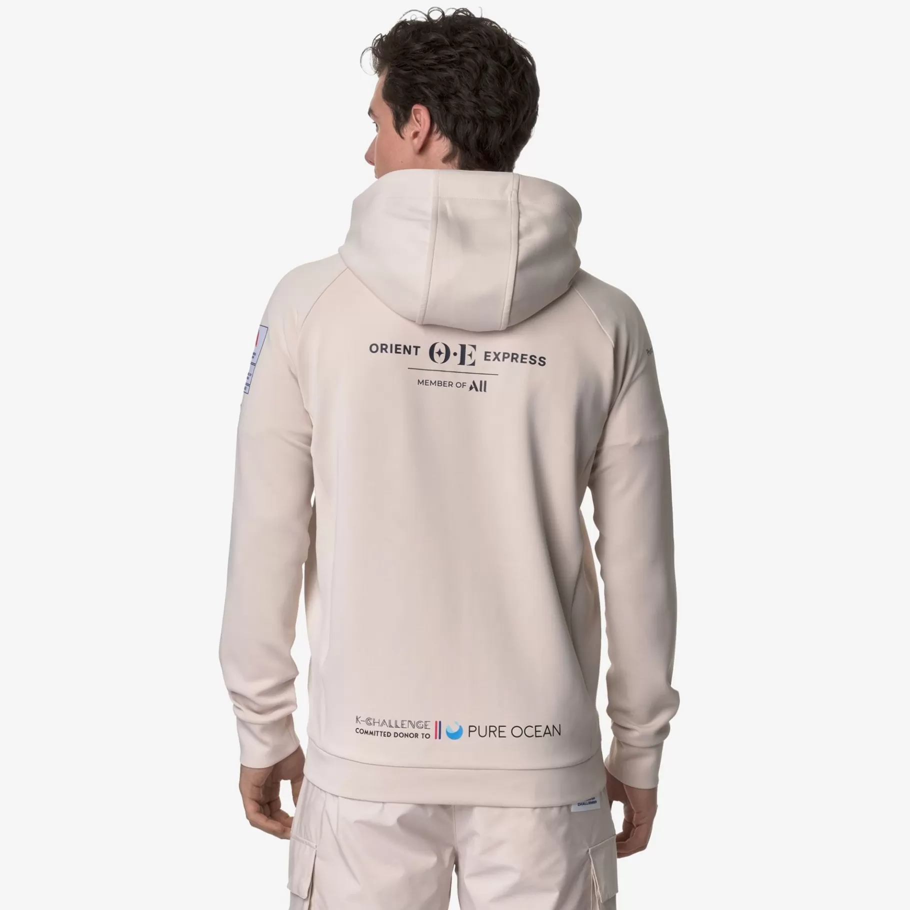 Hoodies And Sweaters*K-WAY Etaples Orient Express Team Ac - Fleece - Jacket - Unisex - Grey Vapor