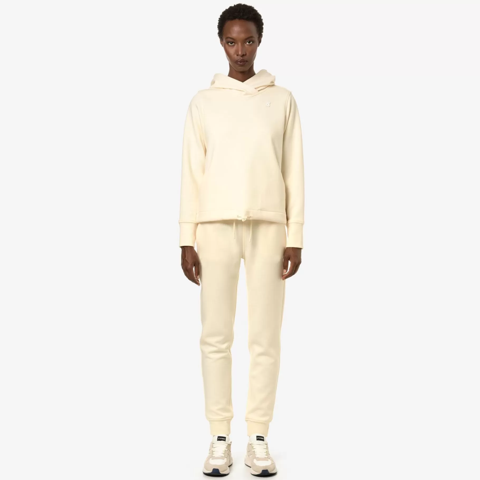 Trousers*K-WAY Ginevra Light Spacer - Pants - Sport Trousers - Woman - Beige Shortbread
