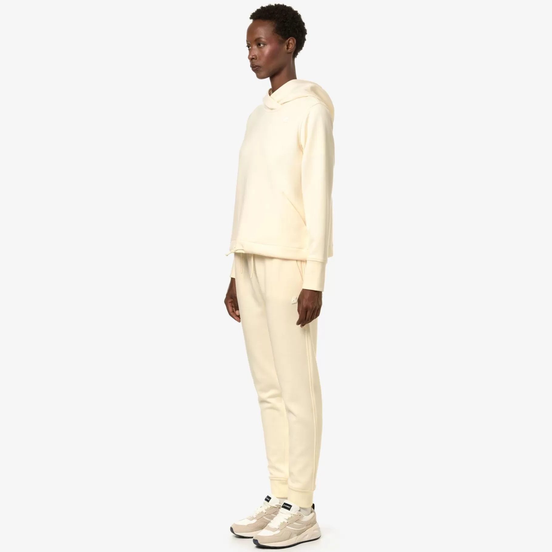Trousers*K-WAY Ginevra Light Spacer - Pants - Sport Trousers - Woman - Beige Shortbread