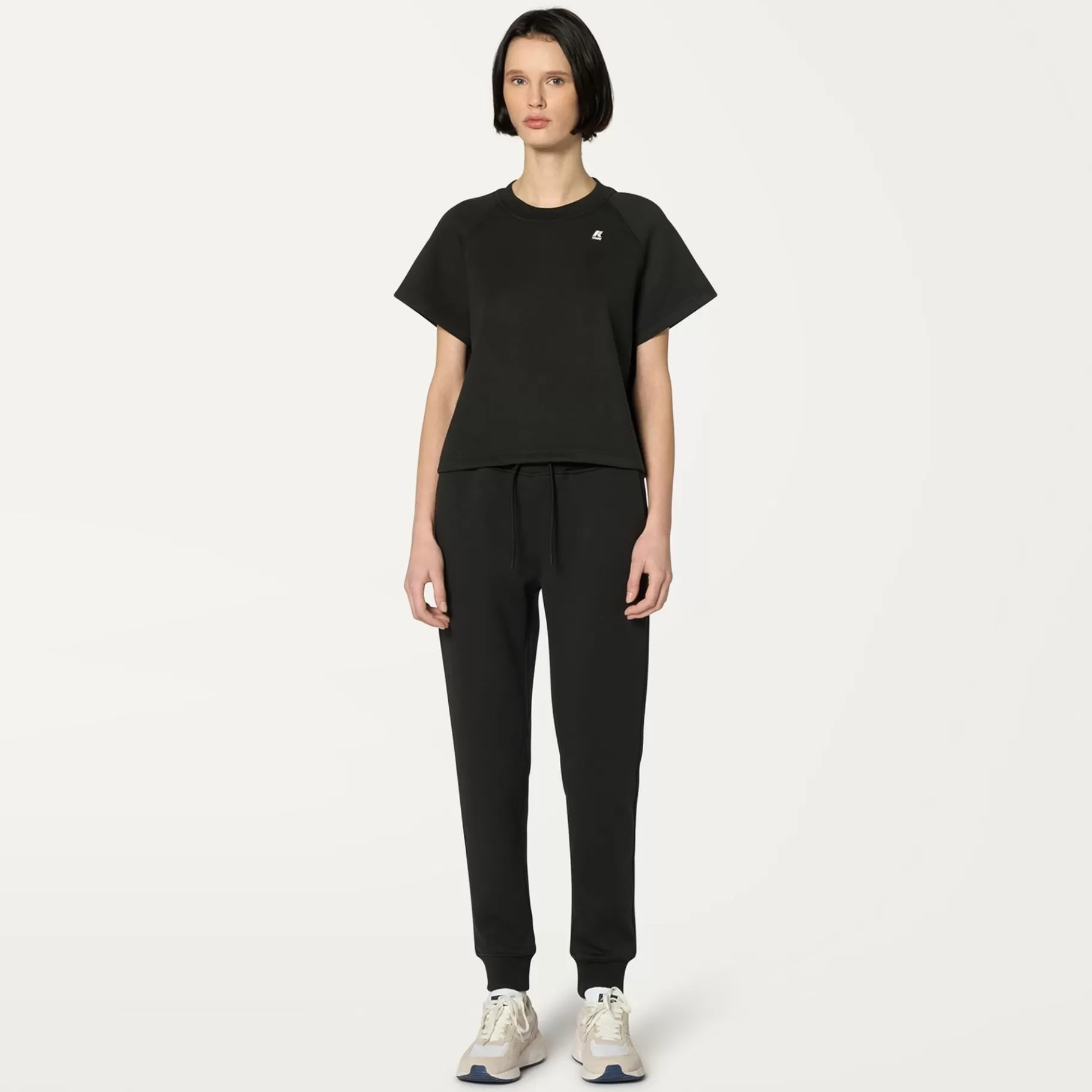 Trousers*K-WAY Ginevra Light Spacer - Pants - Sport Trousers - Woman - Black Pure