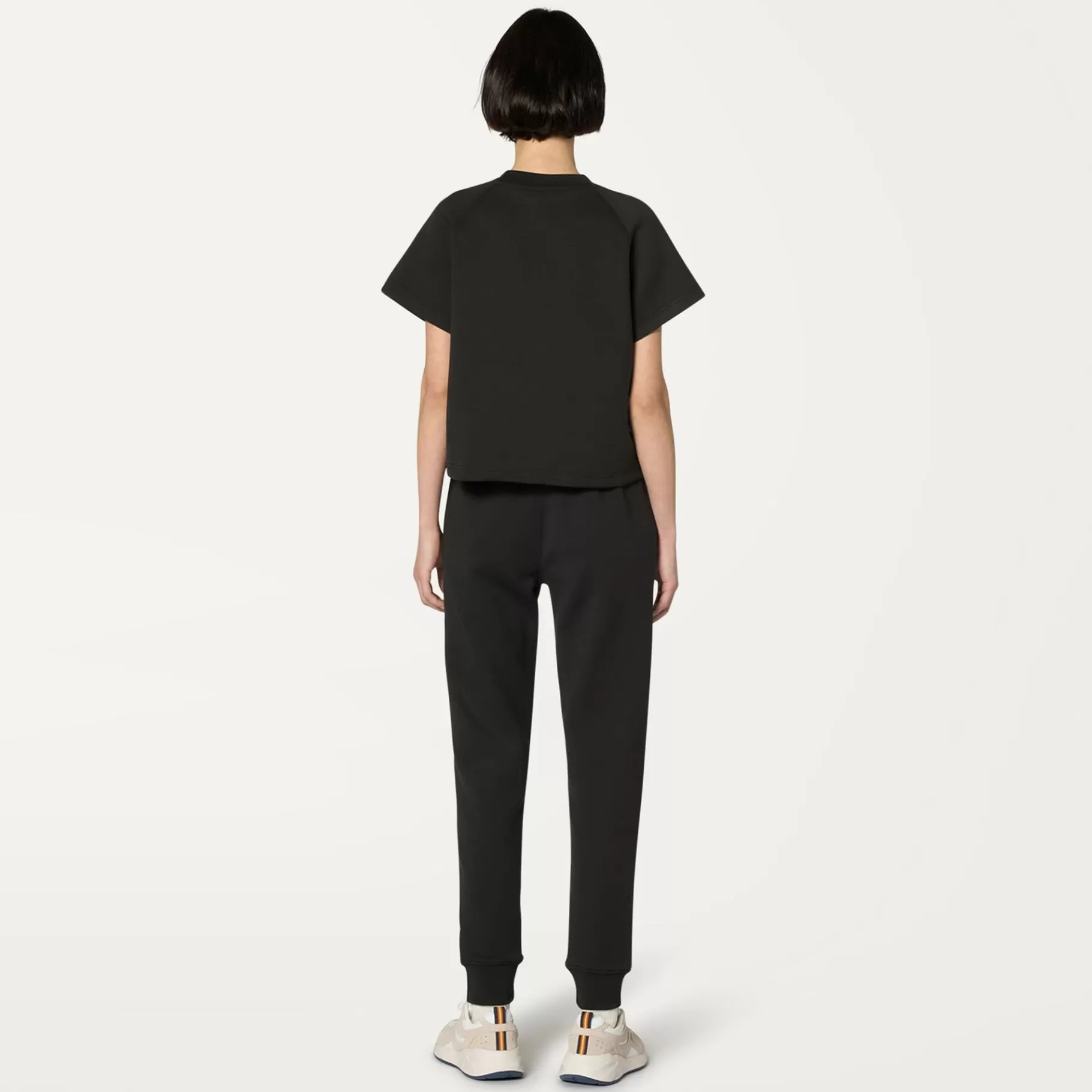 Trousers*K-WAY Ginevra Light Spacer - Pants - Sport Trousers - Woman - Black Pure