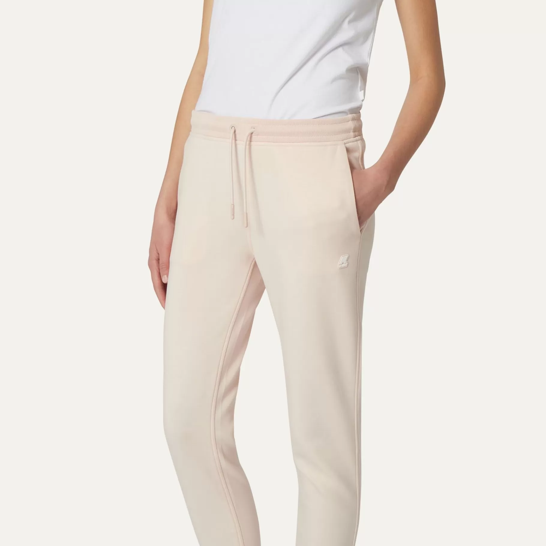 Trousers*K-WAY Ginevra Light Spacer - Pants - Sport Trousers - Woman - Pink Cloud