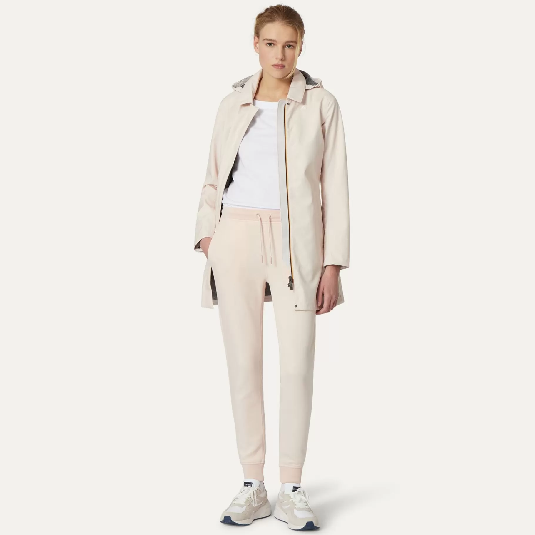 Trousers*K-WAY Ginevra Light Spacer - Pants - Sport Trousers - Woman - Pink Cloud