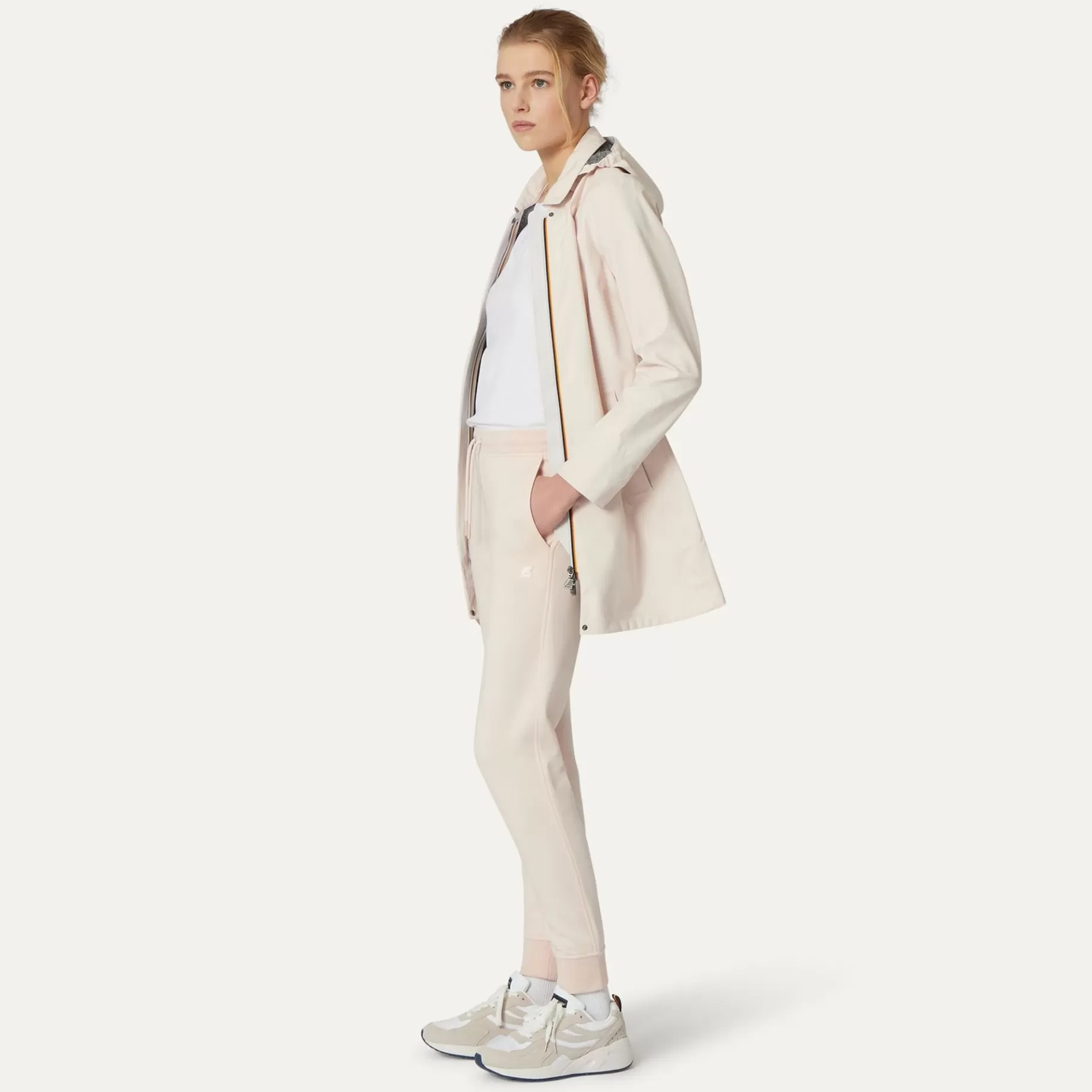 Trousers*K-WAY Ginevra Light Spacer - Pants - Sport Trousers - Woman - Pink Cloud