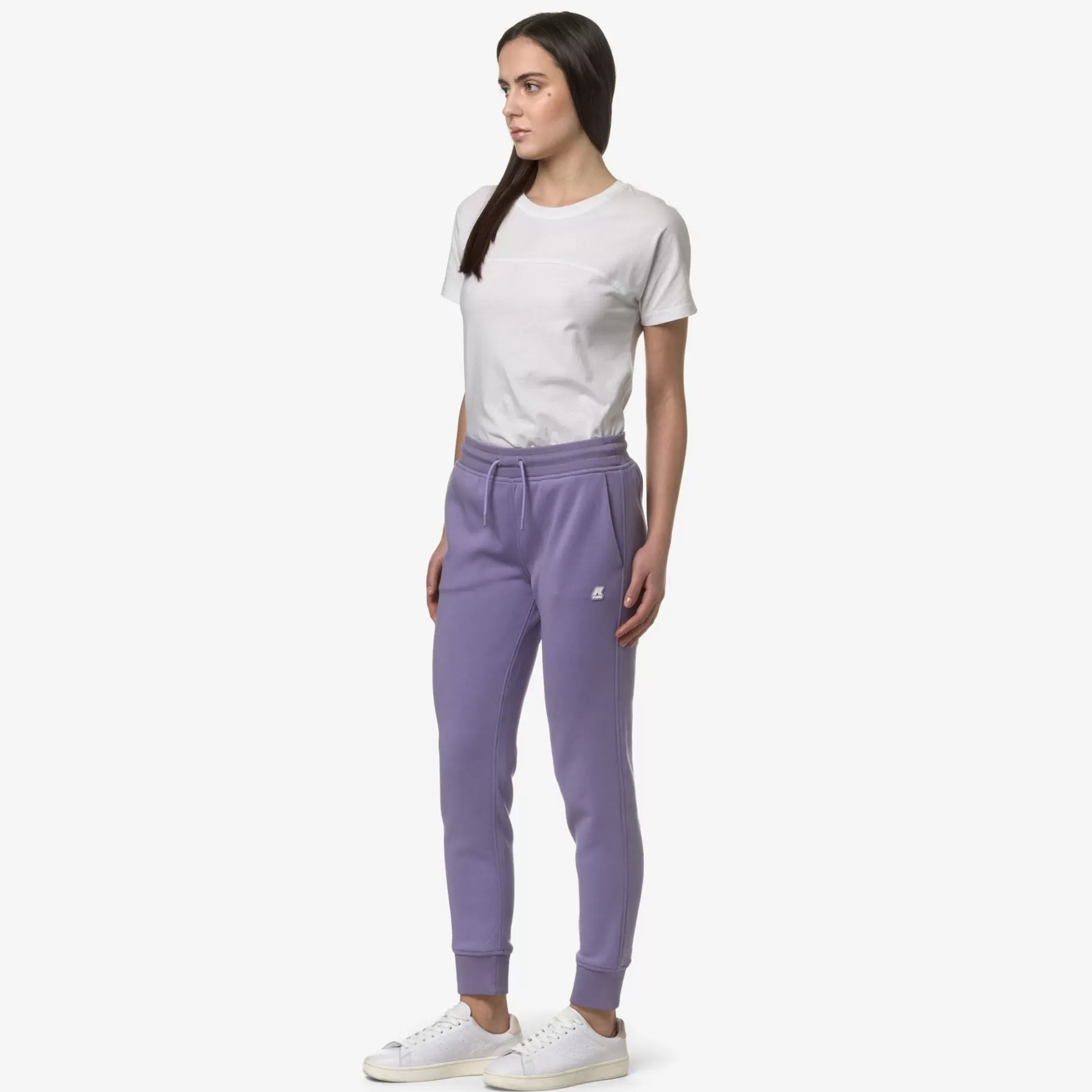 Trousers*K-WAY Ginevra Light Spacer - Pants - Sport Trousers - Woman - Violet Glicine