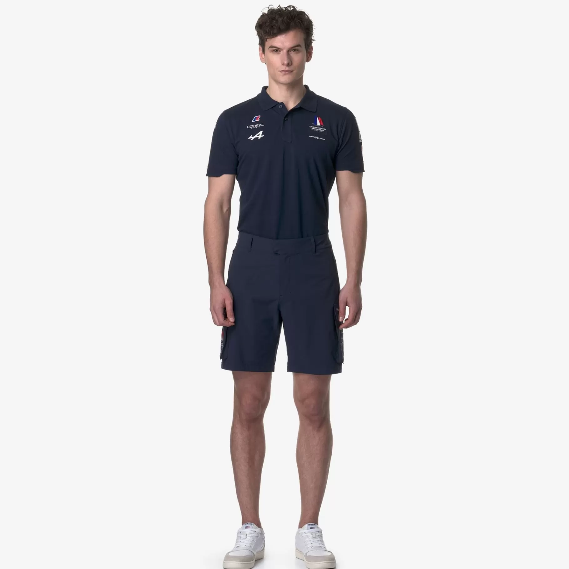 Shorts*K-WAY Greges Orient Express Team Ac - Shorts - Cargo - Unisex - Blue Dress