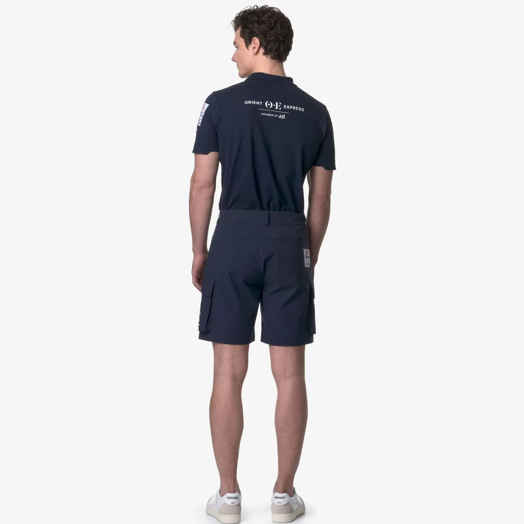 Shorts*K-WAY Greges Orient Express Team Ac - Shorts - Cargo - Unisex - Blue Dress
