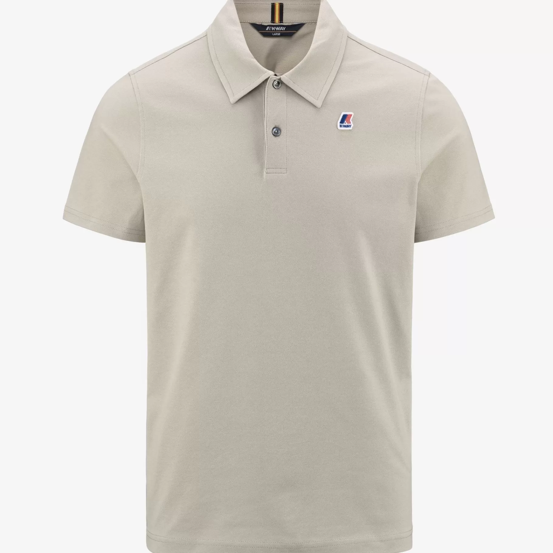 Polo Shirts*K-WAY Gregoire Tape - Polo Shirts - Polo - Man - Beige Grey