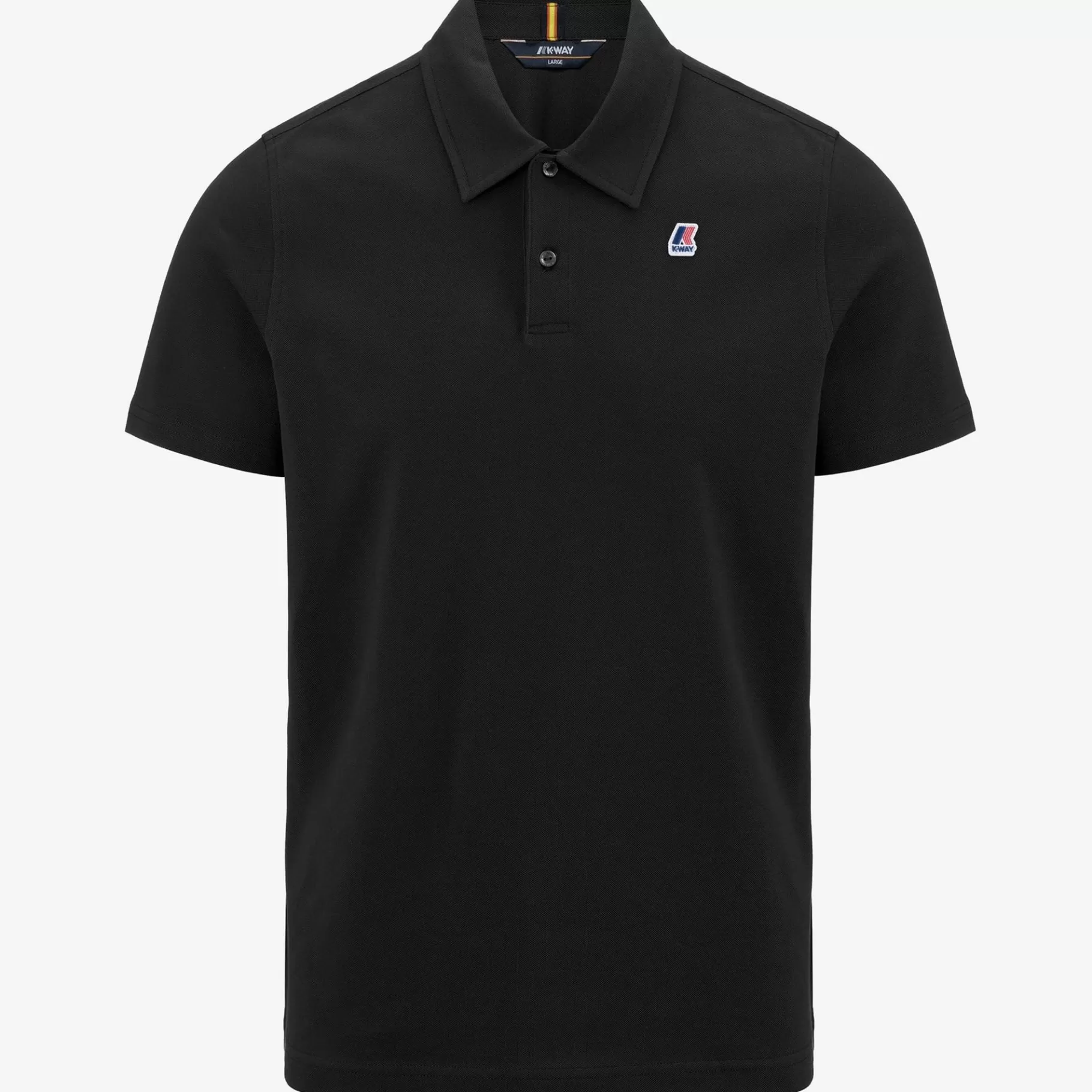 Polo Shirts*K-WAY Gregoire Tape - Polo Shirts - Polo - Man - Black Pure