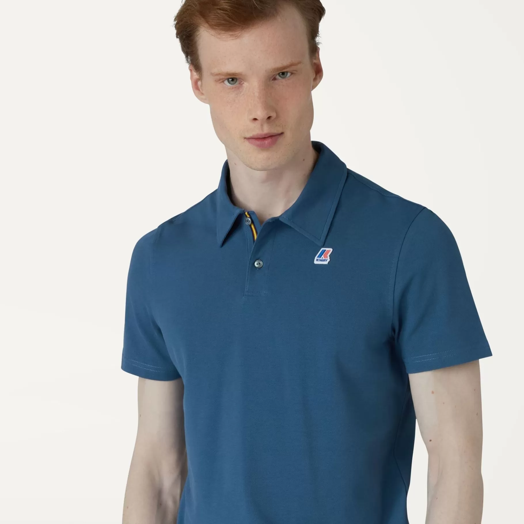 Polo Shirts*K-WAY Gregoire Tape - Polo Shirts - Polo - Man - Blue Deep