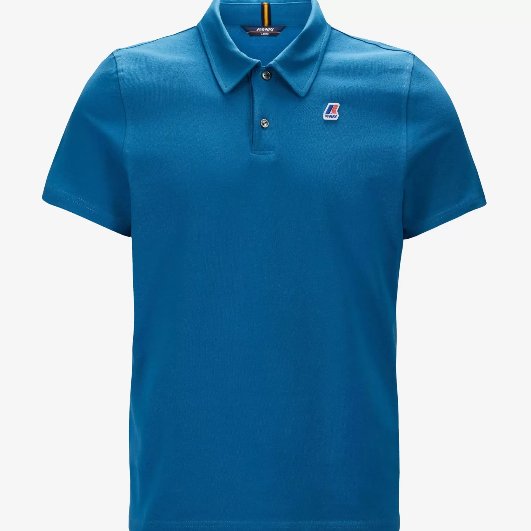 Polo Shirts*K-WAY Gregoire Tape - Polo Shirts - Polo - Man - Blue Deep Water