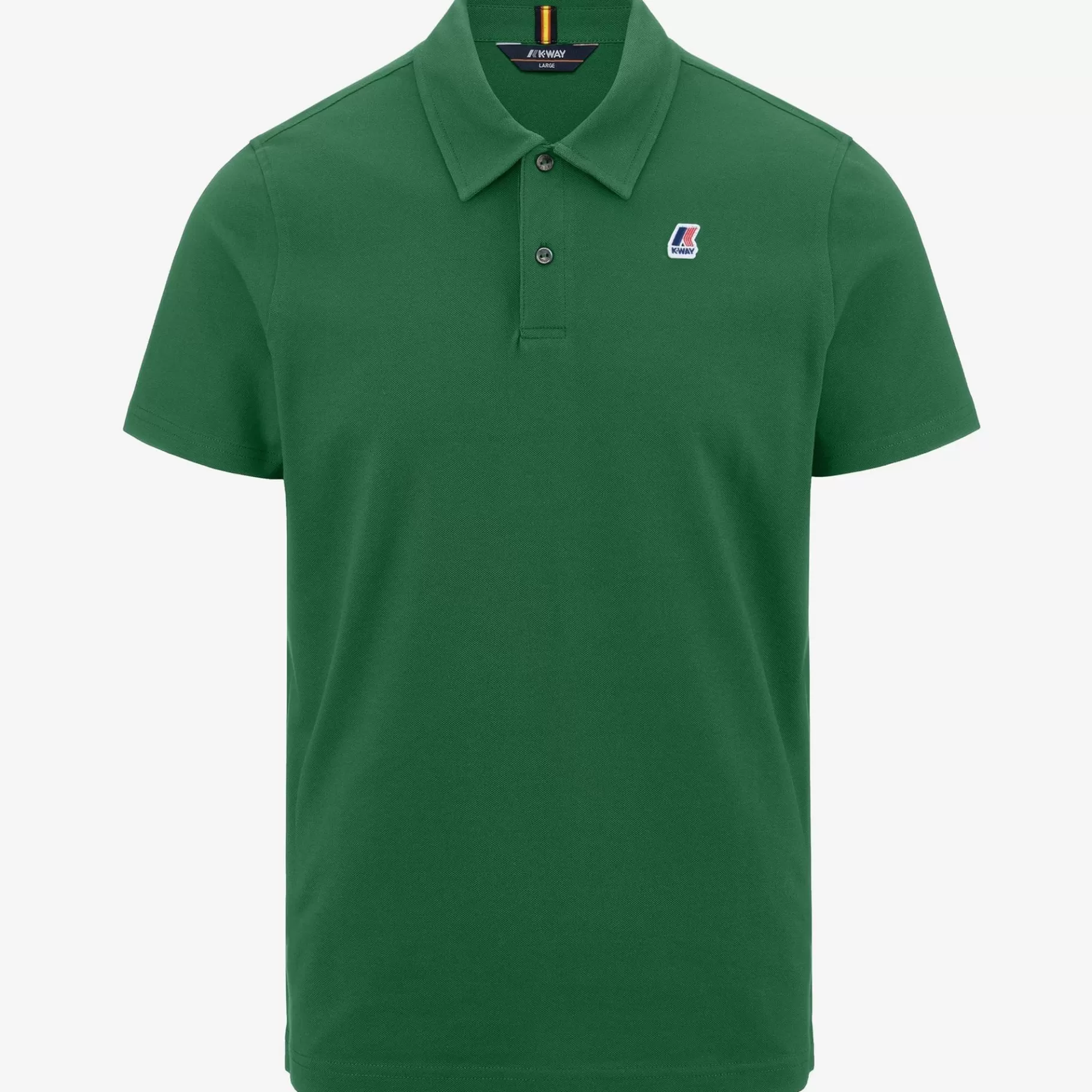 Polo Shirts*K-WAY Gregoire Tape - Polo Shirts - Polo - Man - Green Eden