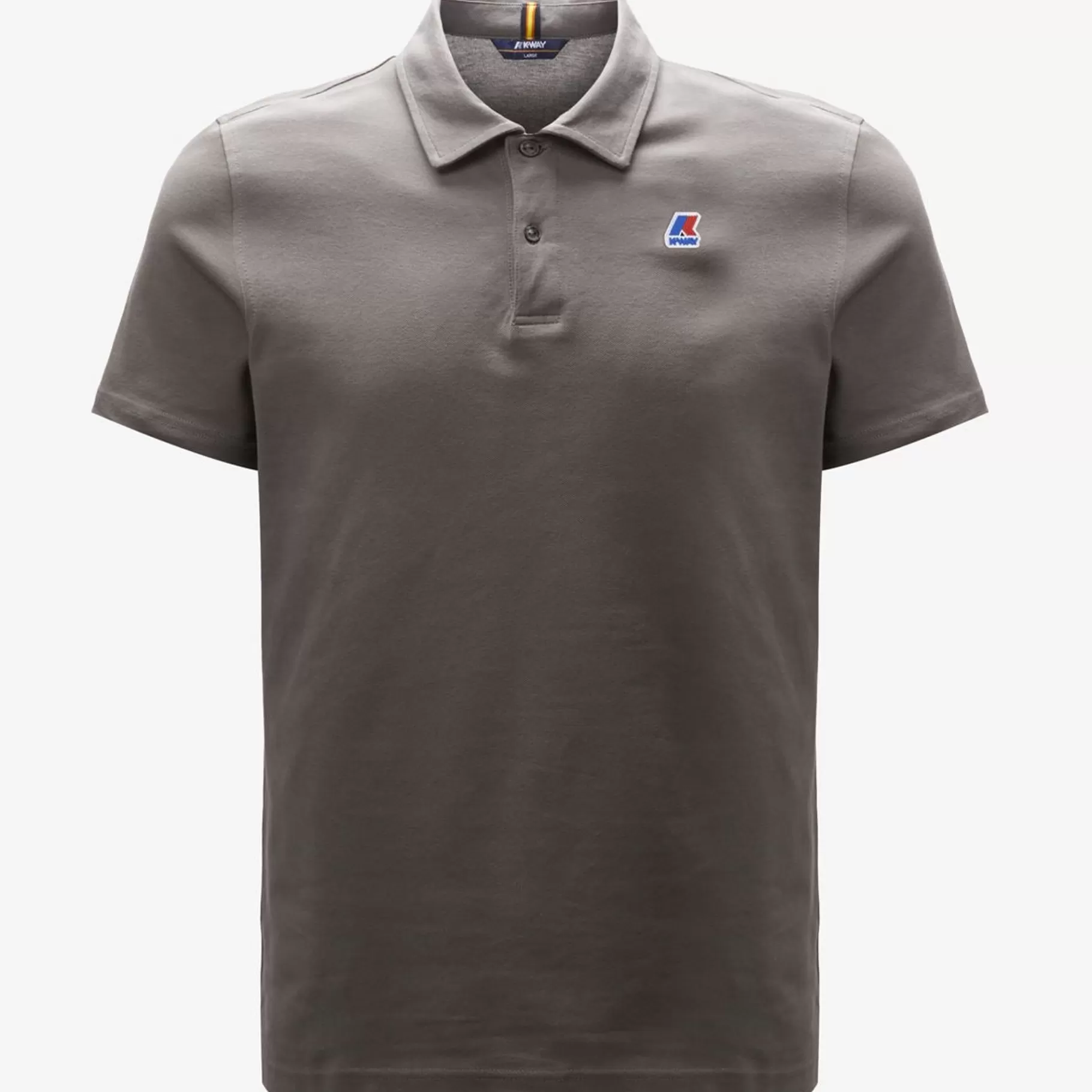 Polo Shirts*K-WAY Gregoire Tape - Polo Shirts - Polo - Man - Grey Smoke