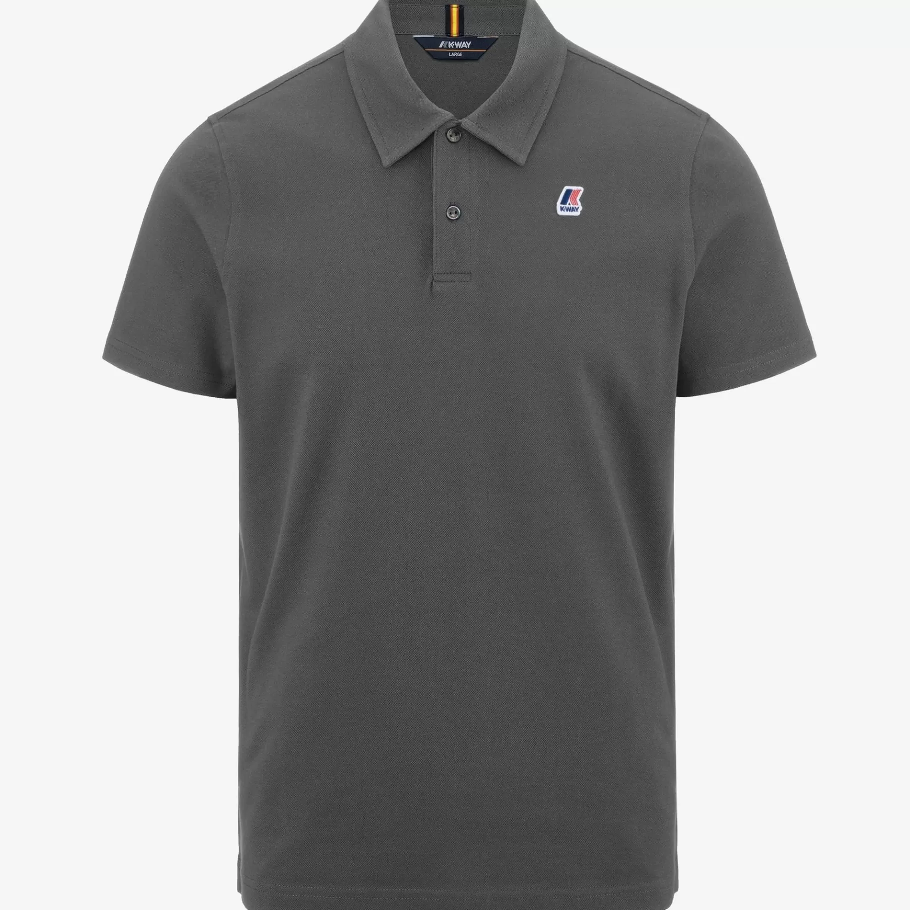 Polo Shirts*K-WAY Gregoire Tape - Polo Shirts - Polo - Man - Grey Smoked