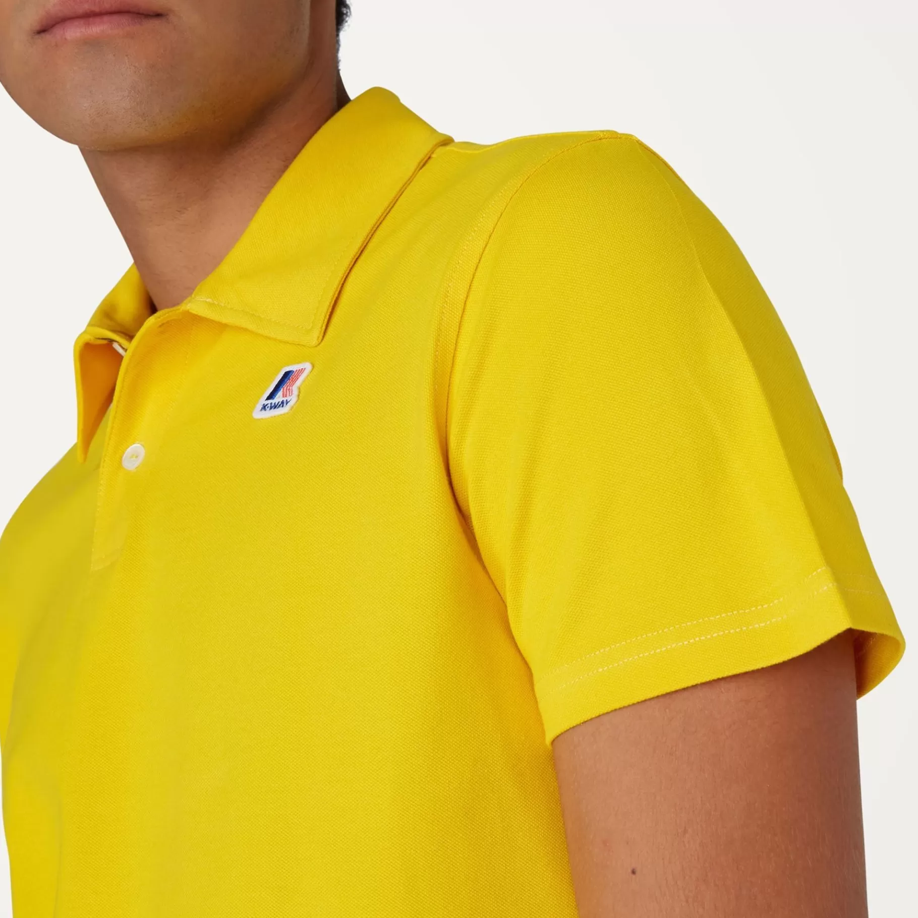 Polo Shirts*K-WAY Gregoire Tape - Polo Shirts - Polo - Man - Yellow Old