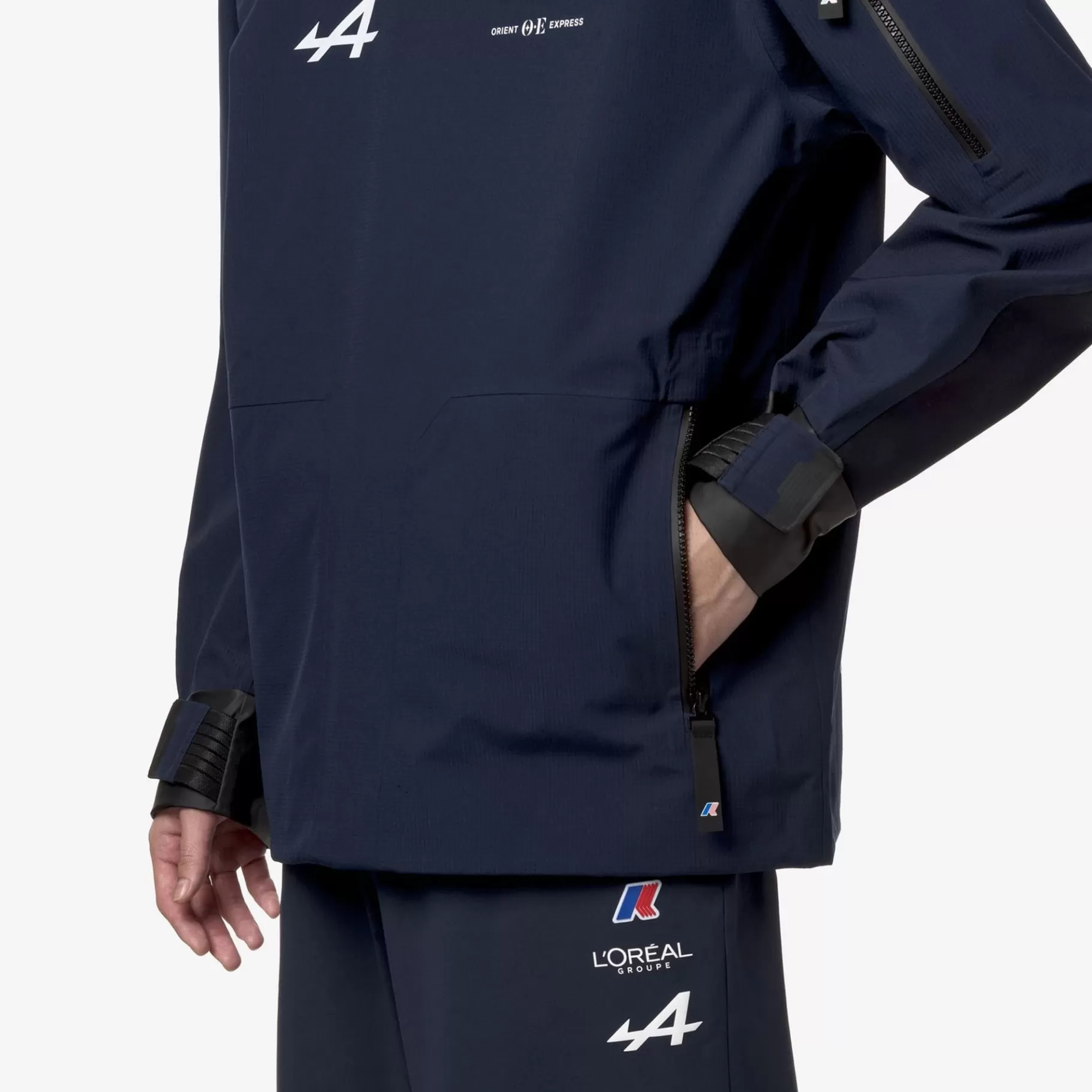 Short Jackets*K-WAY Guirrec Orient Express Ac - Jackets - Short - Unisex - Blue Dress
