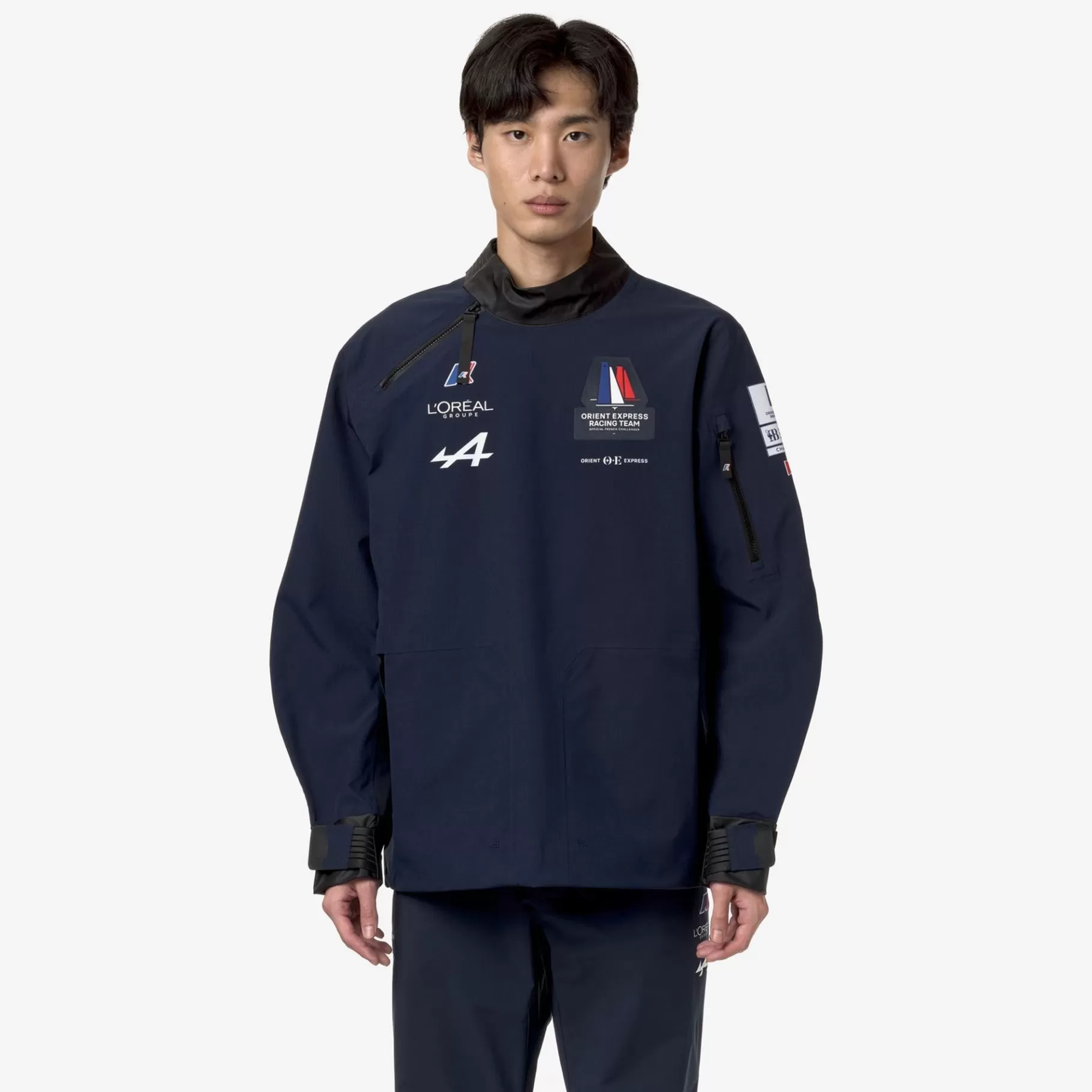 Short Jackets*K-WAY Guirrec Orient Express Ac - Jackets - Short - Unisex - Blue Dress