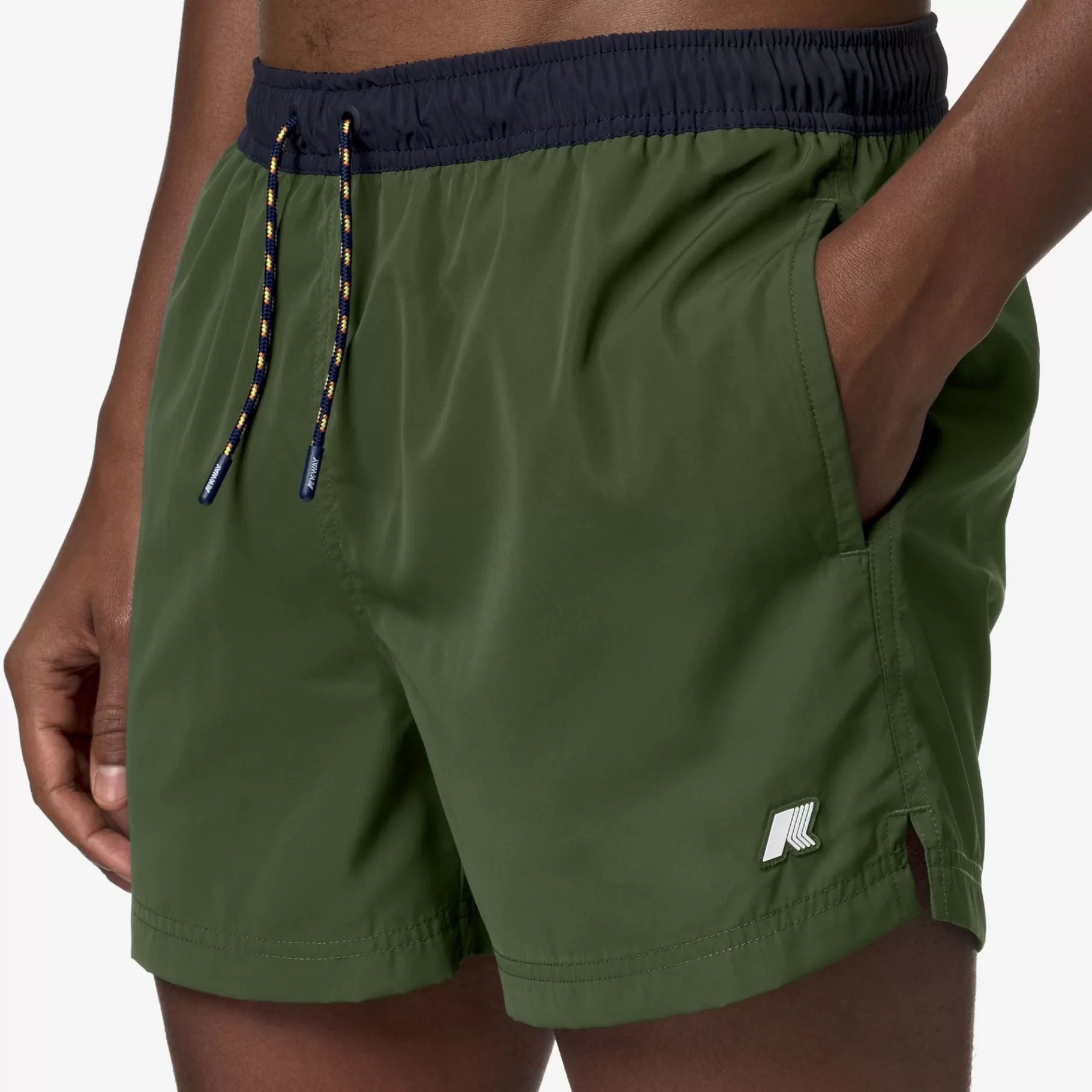 Swimwear*K-WAY Hazel Bicolor - Bathing Suits - Swimming Trunk - Man - Green C-Blue D