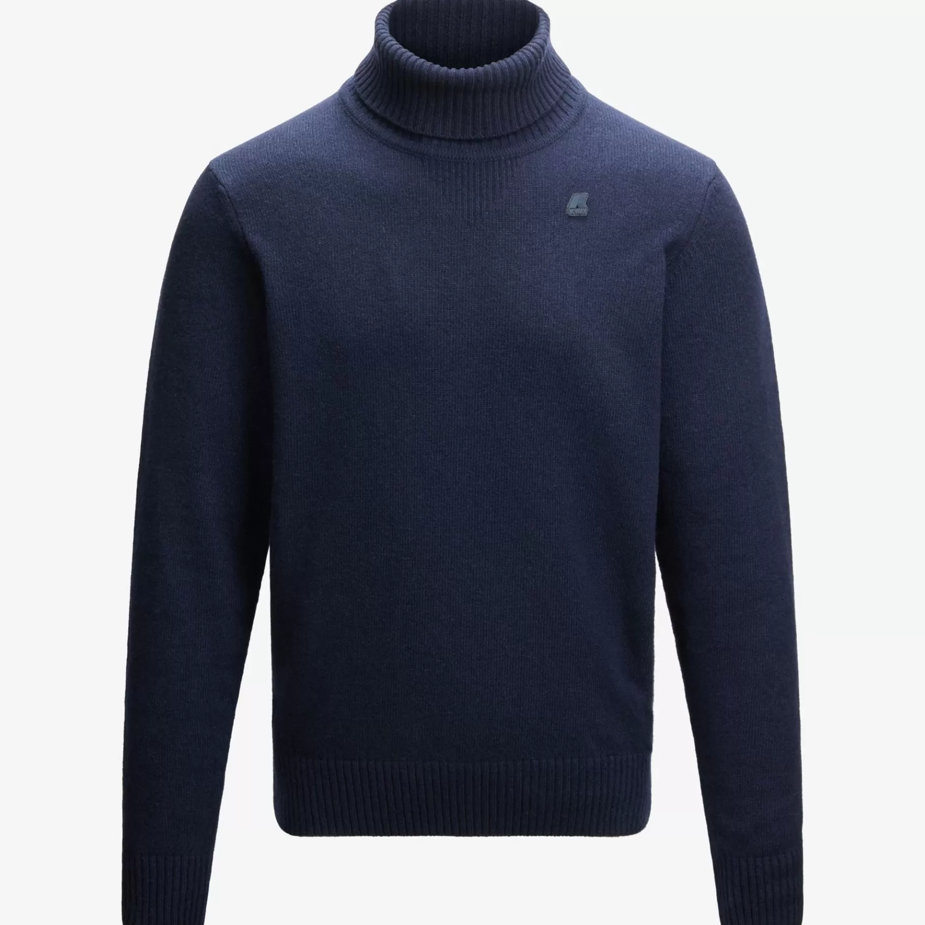 Jumpers & Pullovers*K-WAY Henry Lambswool - Knitwear - Pullover - Man - Blue Depth