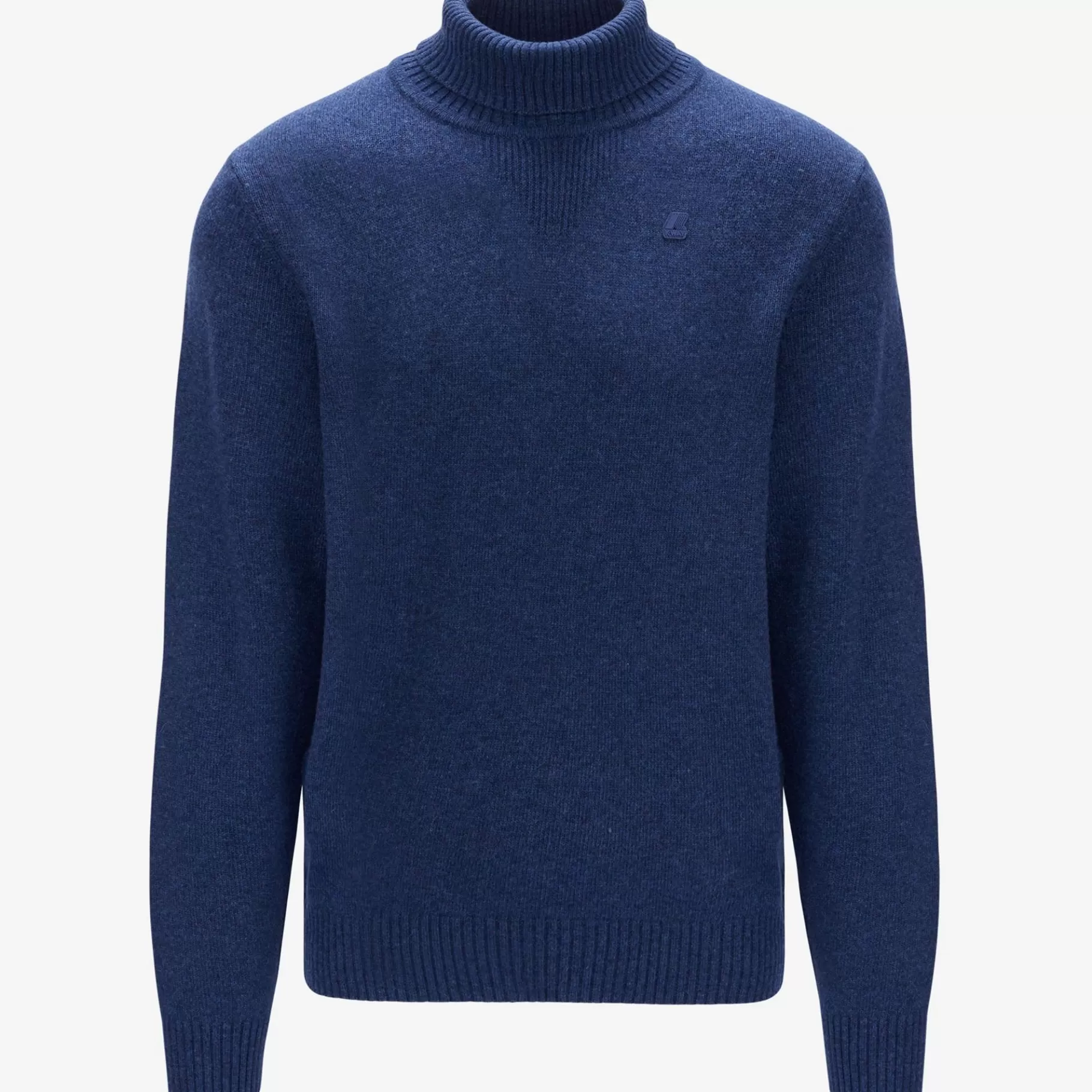 Jumpers & Pullovers*K-WAY Henry Lambswool - Knitwear - Pullover - Man - Blue Medieval