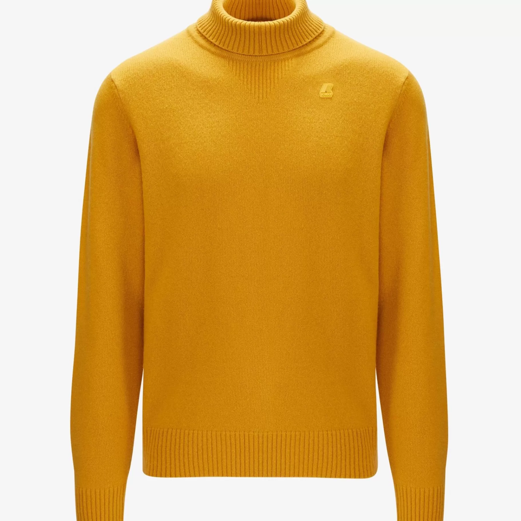 Jumpers & Pullovers*K-WAY Henry Lambswool - Knitwear - Pullover - Man - Yellow Sunflower