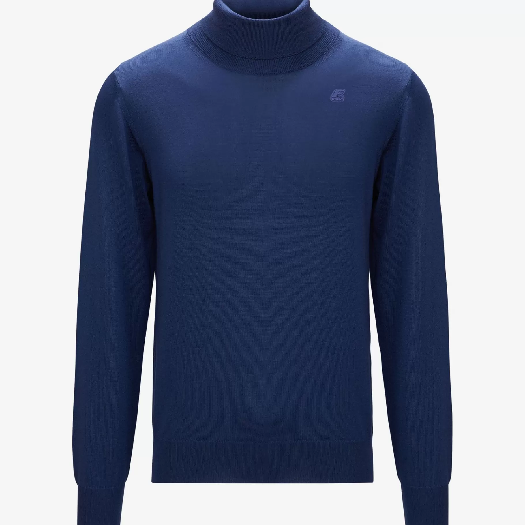 Jumpers & Pullovers*K-WAY Henry Merino - Knitwear - Pullover - Man - Blue Medieval