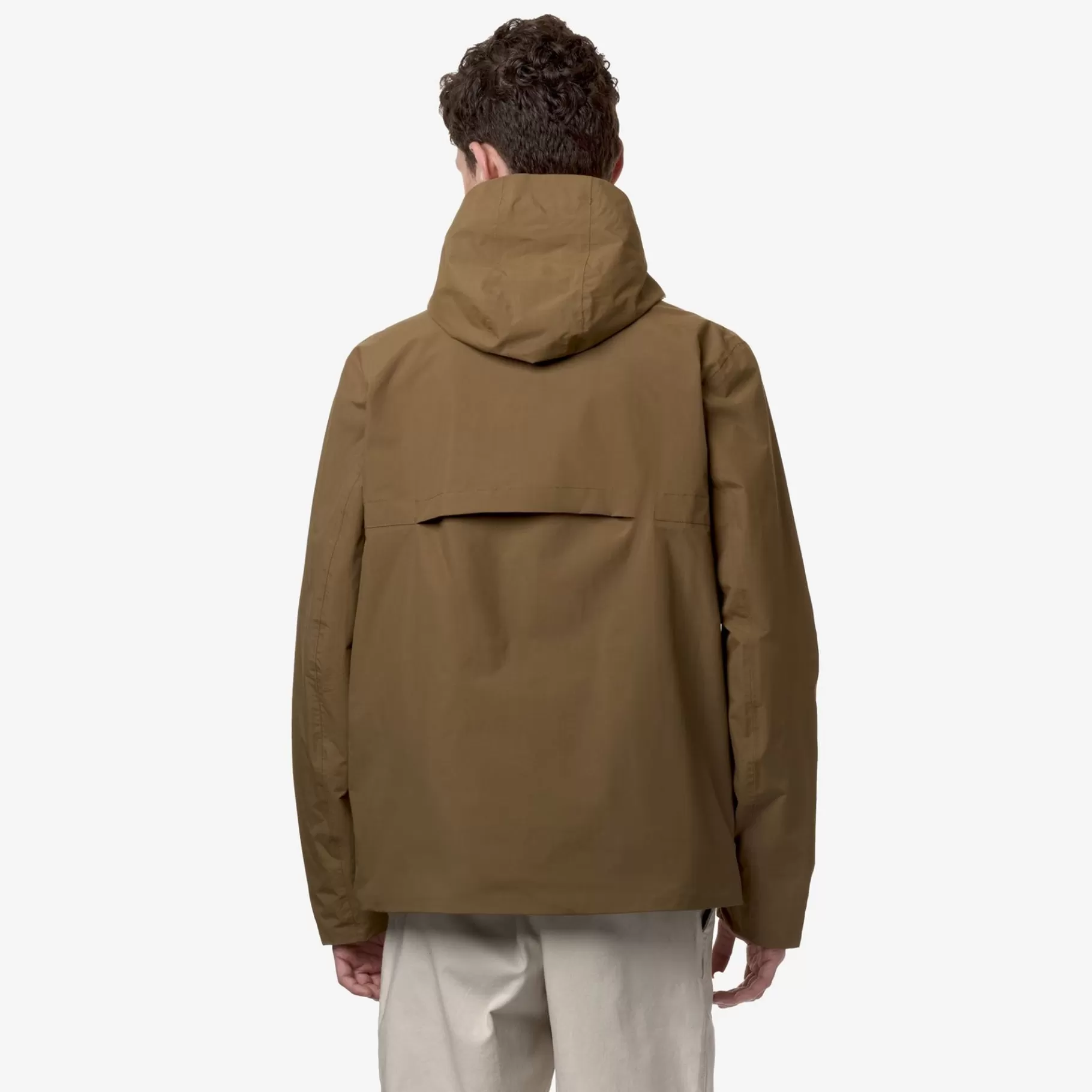 Short Jackets*K-WAY Jack Ottoman - Jackets - Short - Man - Brown Corda