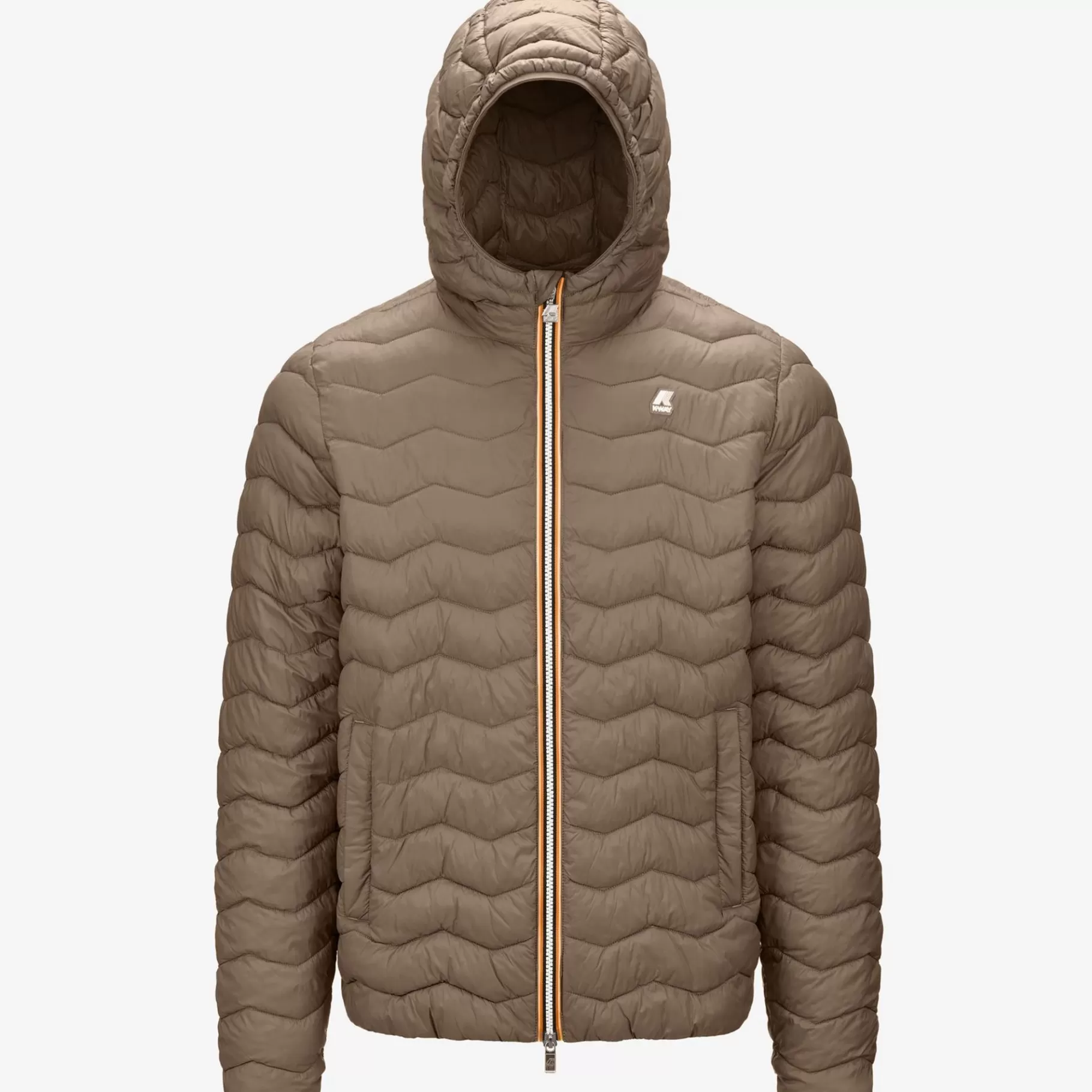 Short Jackets*K-WAY Jack Quilted Warm - Jackets - Short - Man - Beige Taupe