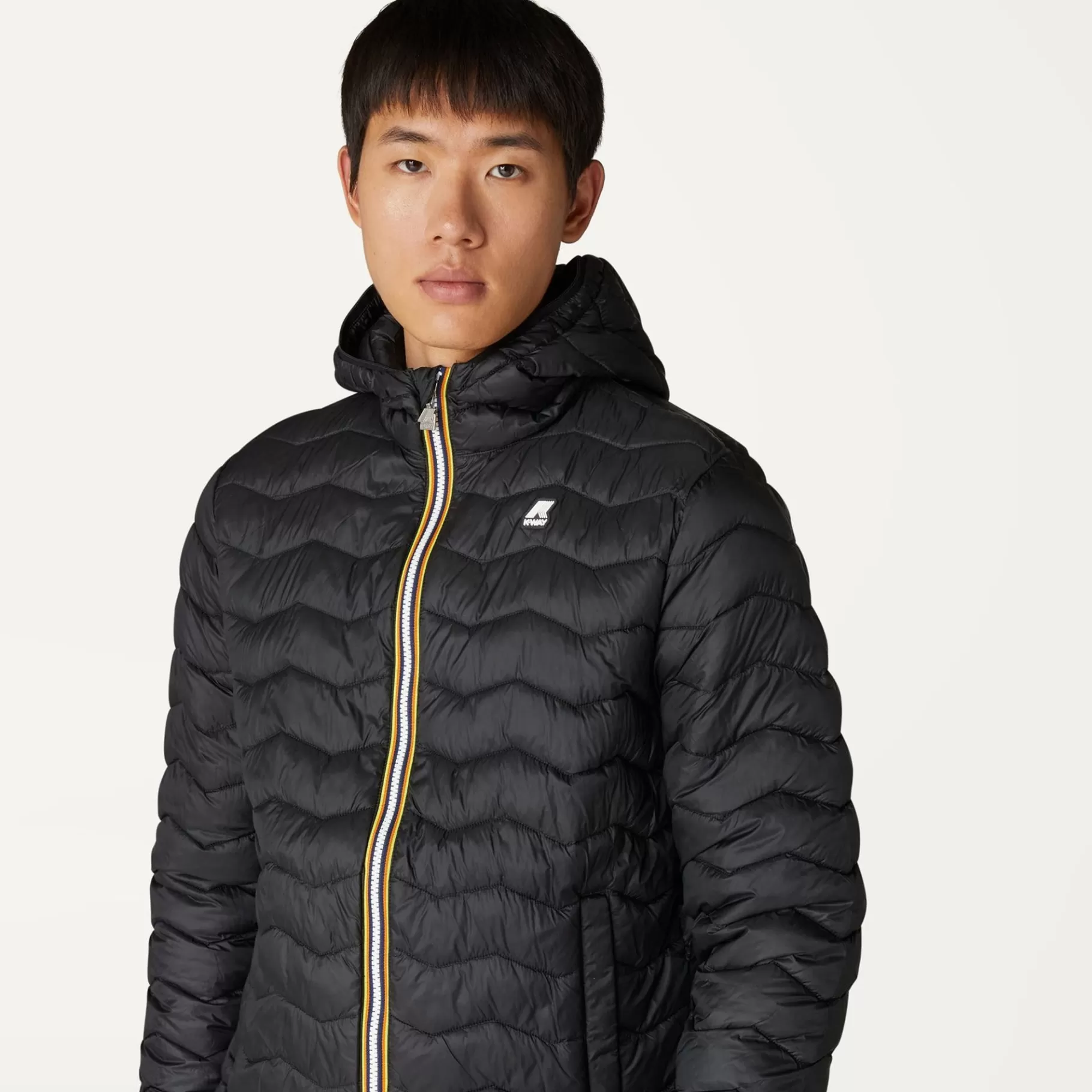 Short Jackets*K-WAY Jack Quilted Warm - Jackets - Short - Man - Black Pure