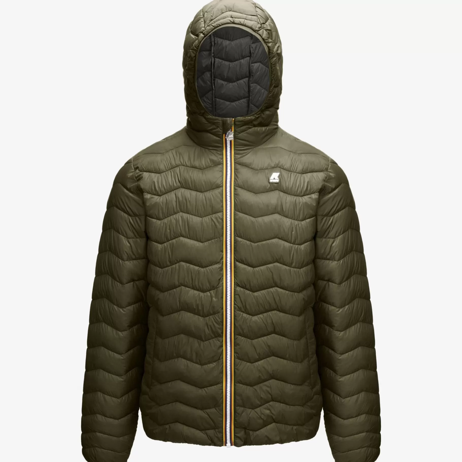 Short Jackets*K-WAY Jack Quilted Warm - Jackets - Short - Man - Green Blackish