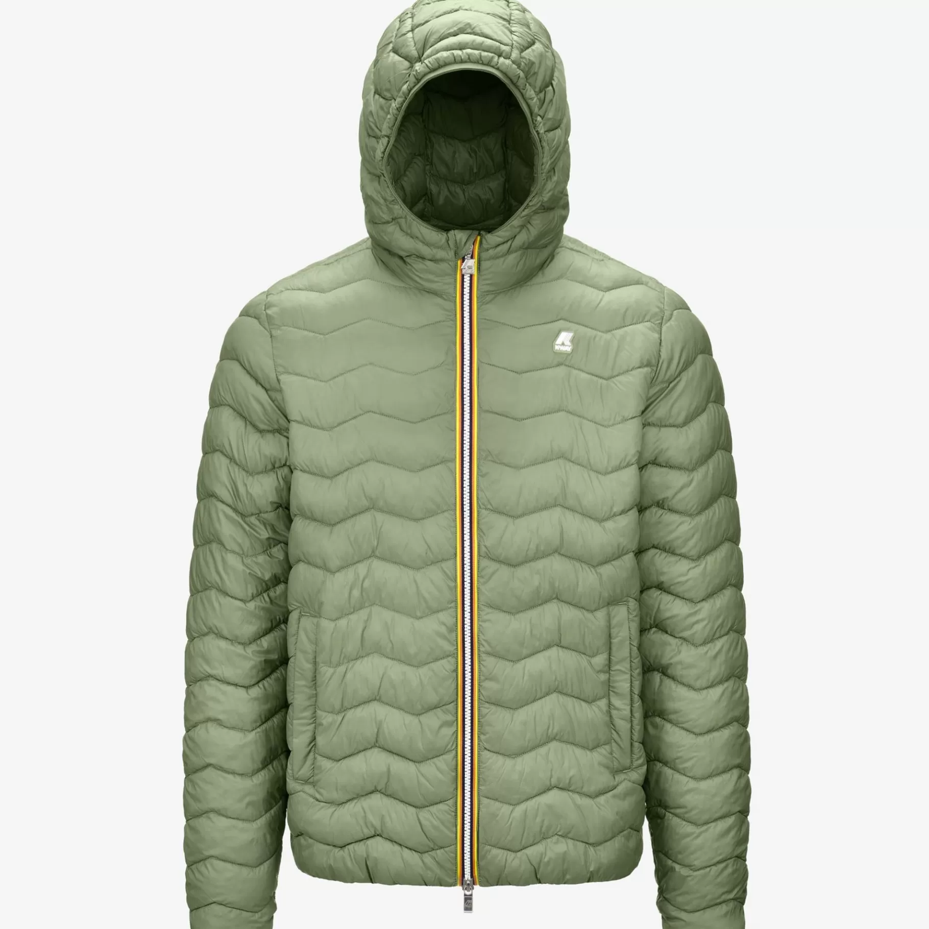 Short Jackets*K-WAY Jack Quilted Warm - Jackets - Short - Man - Green Sage