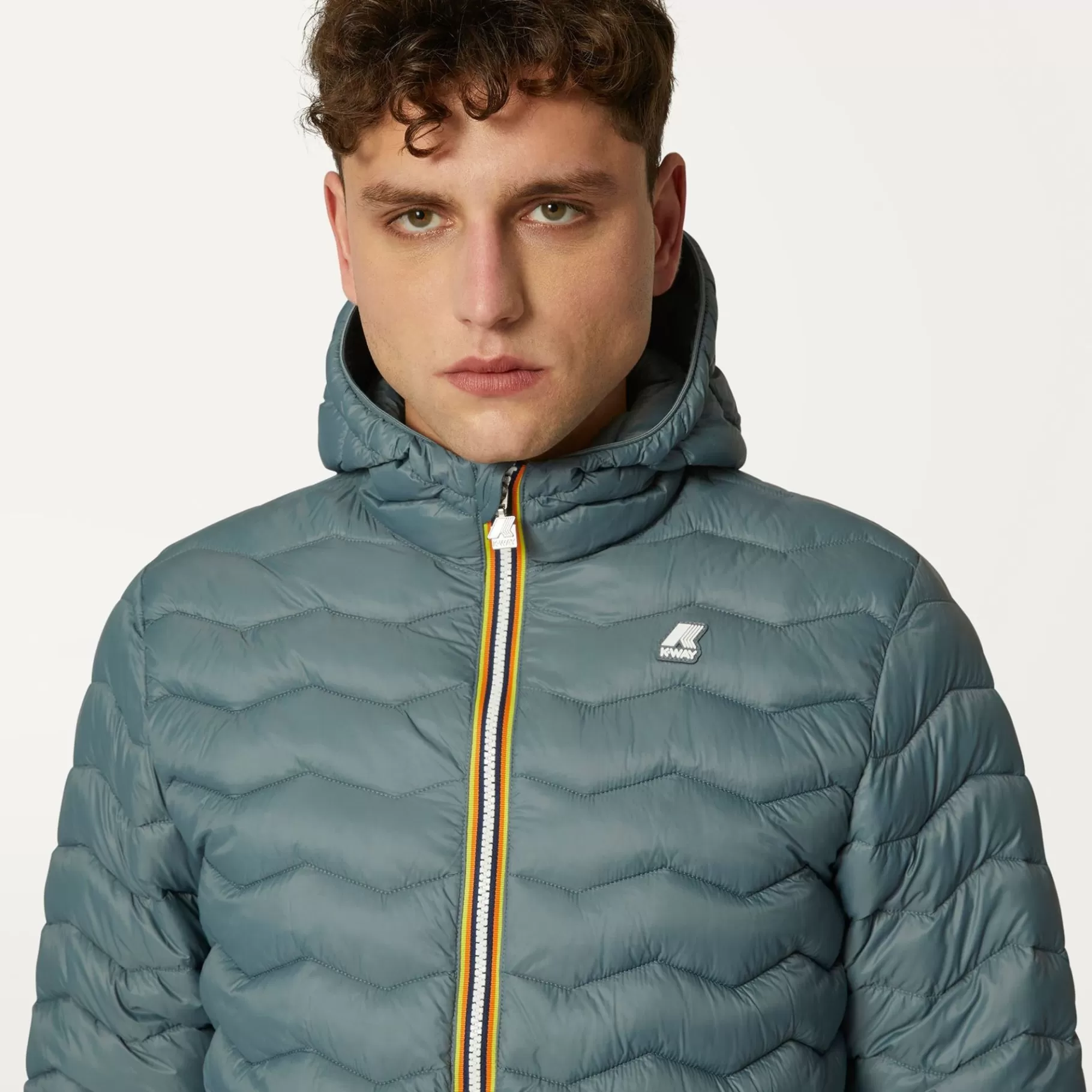 Short Jackets*K-WAY Jack Quilted Warm - Jackets - Short - Man - Grey Everest