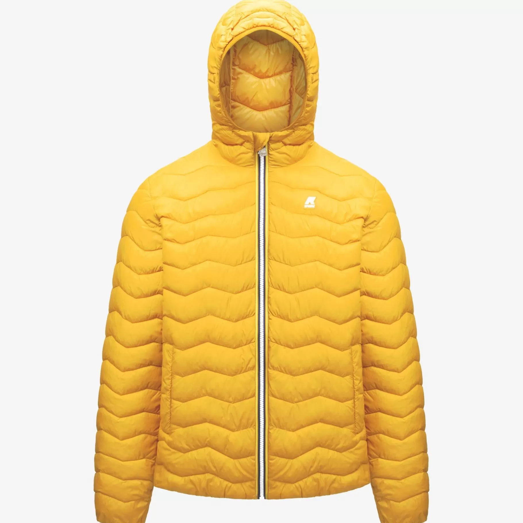 Short Jackets*K-WAY Jack Quilted Warm - Jackets - Short - Man - Yellow Sunflower