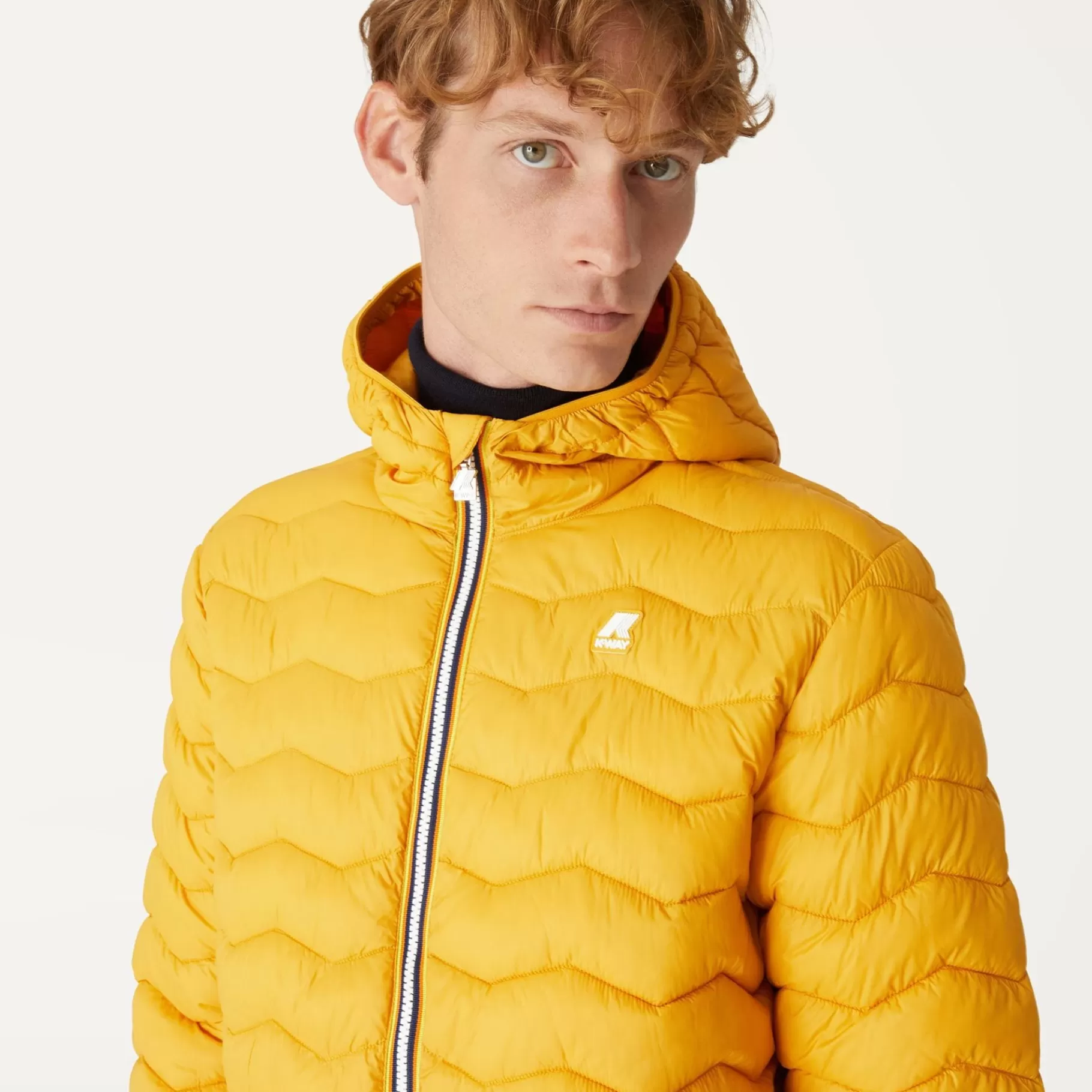 Short Jackets*K-WAY Jack Quilted Warm - Jackets - Short - Man - Yellow Sunflower