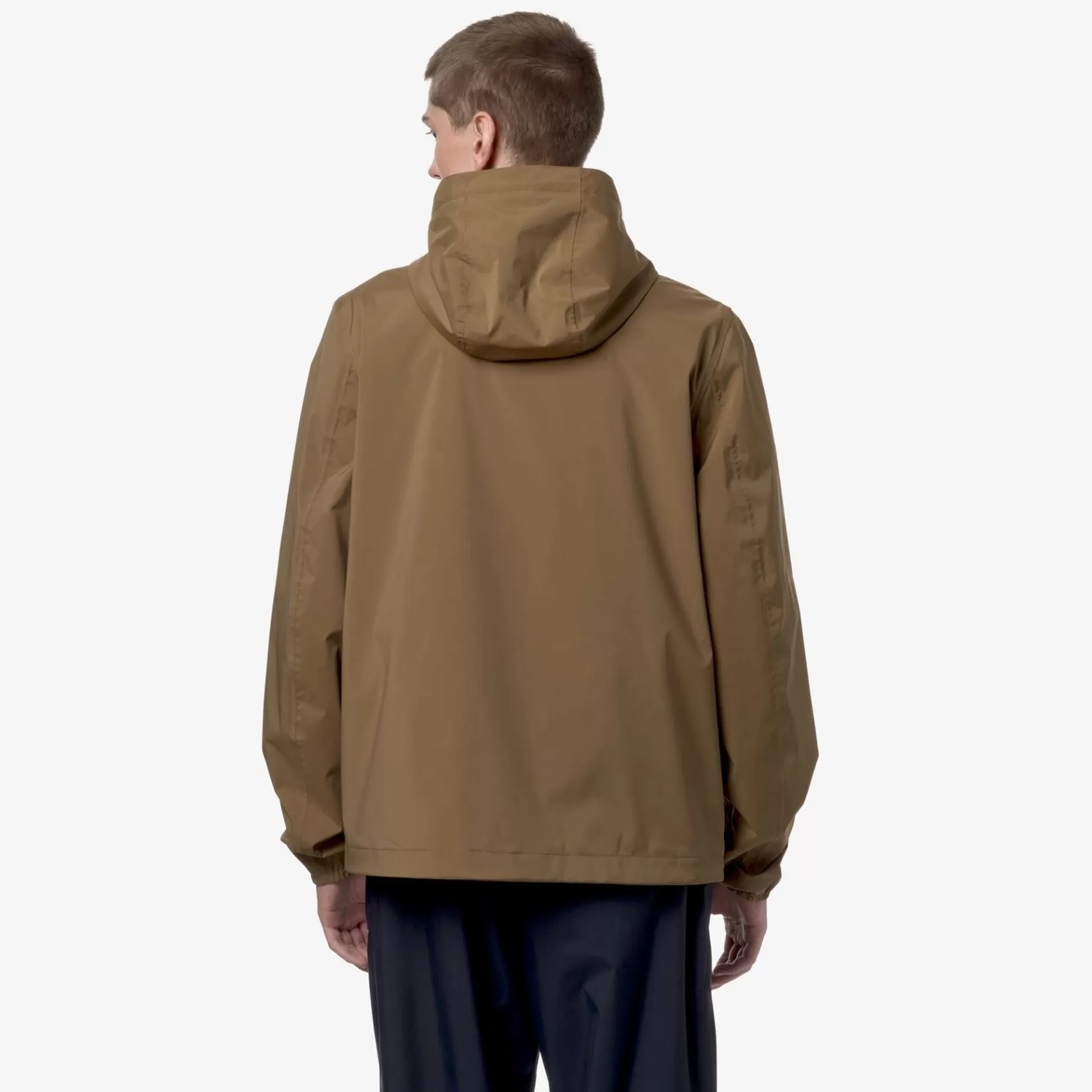 Short Jackets*K-WAY Jackstretch Nylon Jersey - Jackets - Short - Man - Brown Corda