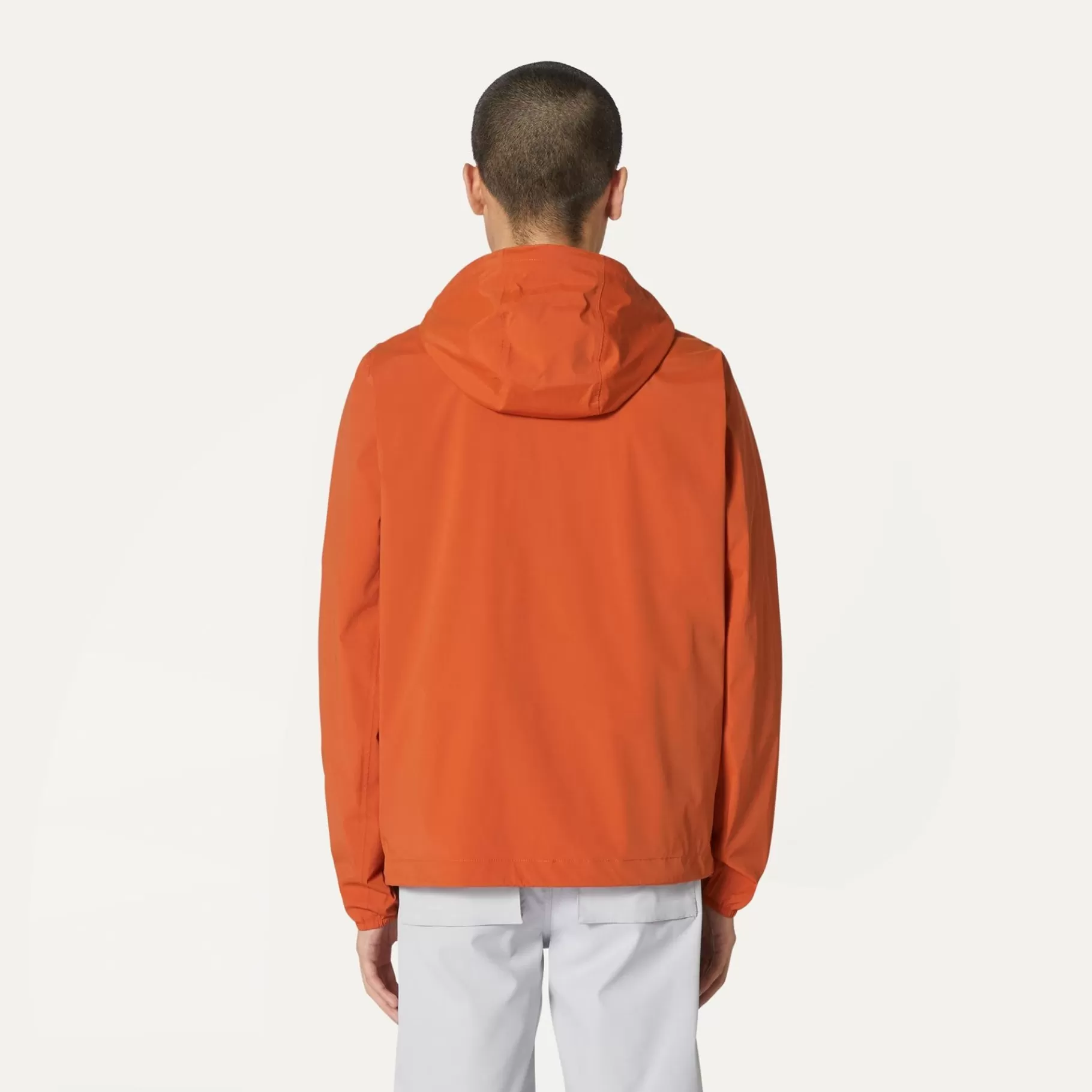 Short Jackets*K-WAY Jackstretch Nylon Jersey - Jackets - Short - Man - Orange Copper