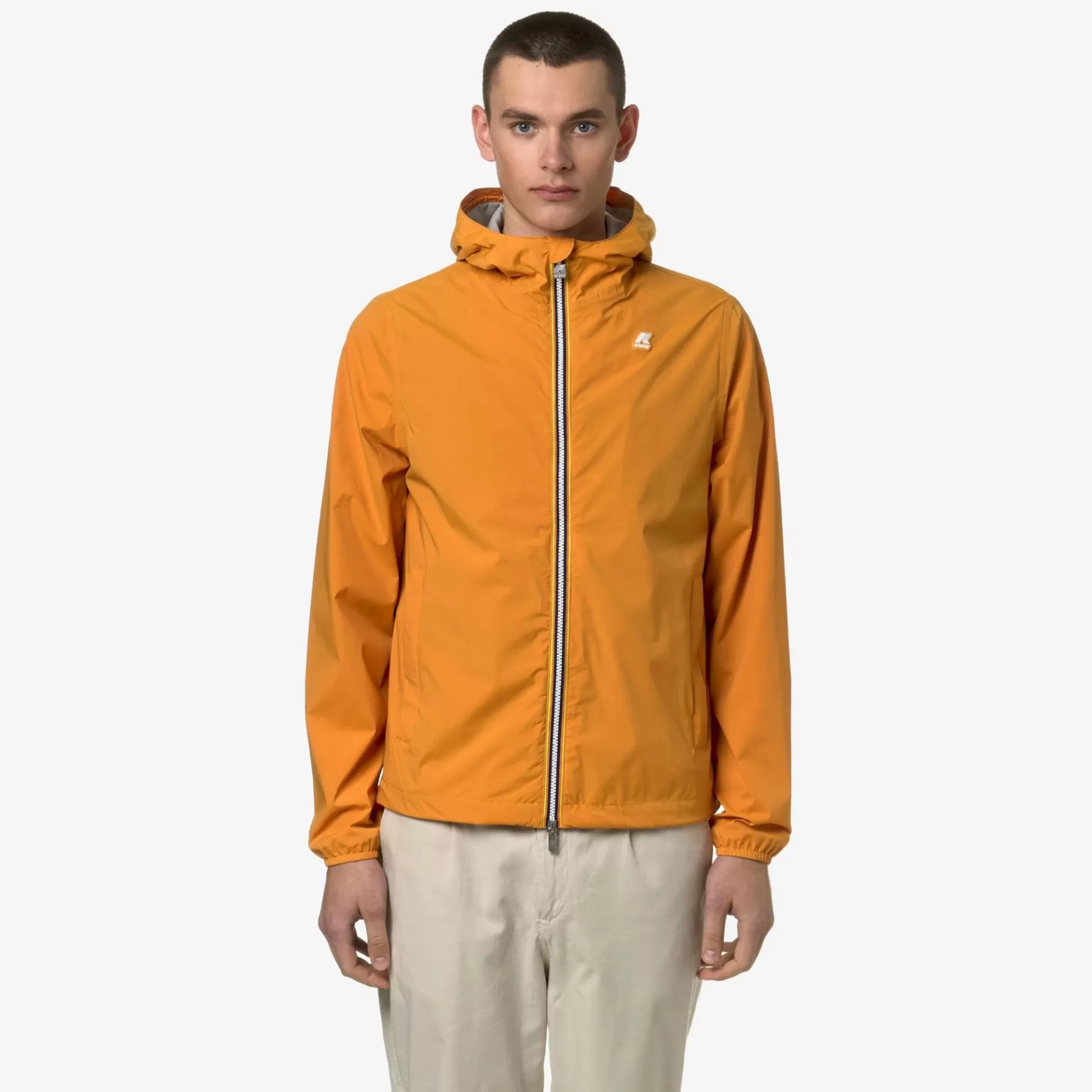 Short Jackets*K-WAY Jackstretch Nylon Jersey - Jackets - Short - Man - Orange Md
