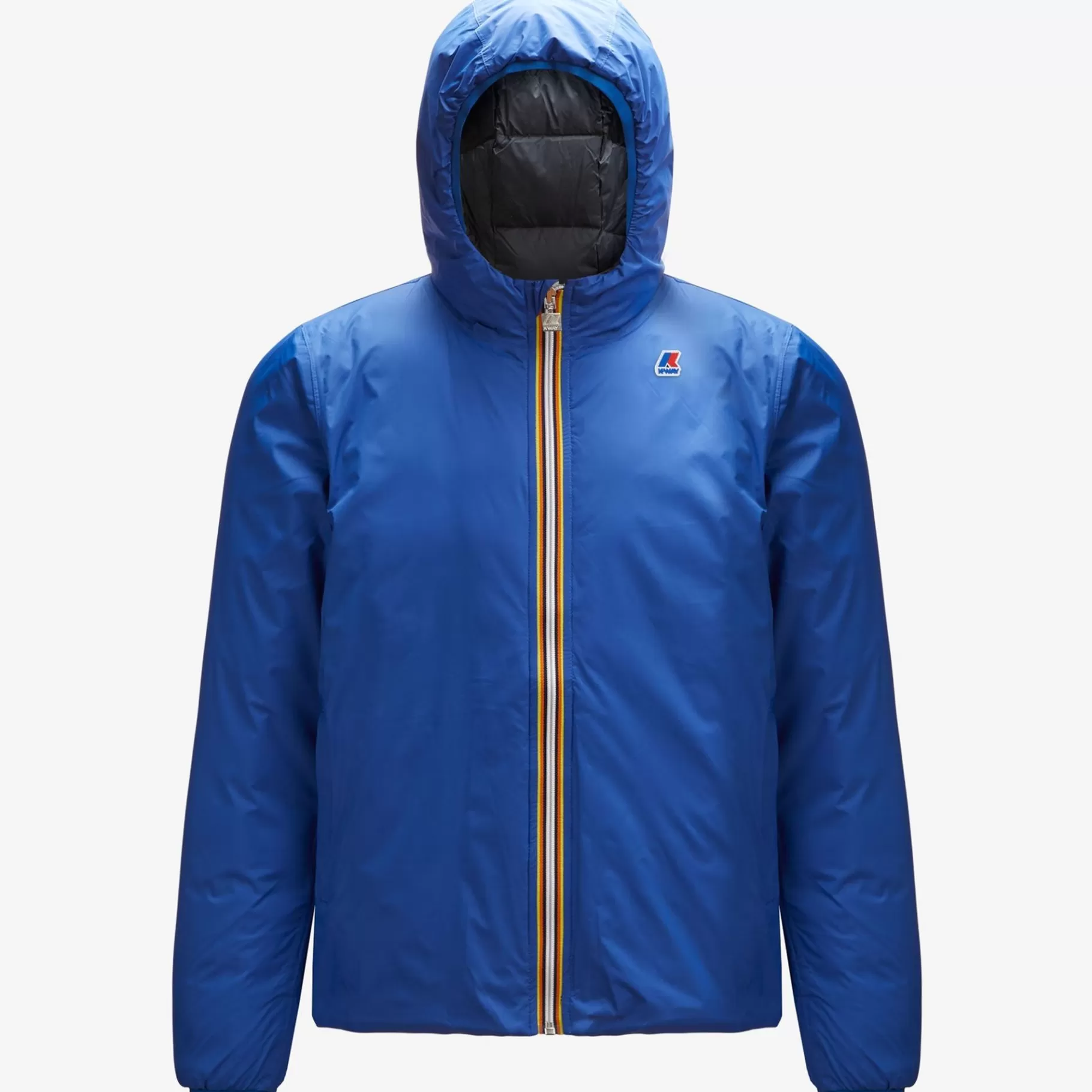 Short Jackets*K-WAY Jacques Thermo Plus.2 Reversible - Jackets - Short - Man - Blue Royal Marine-Blue Depth