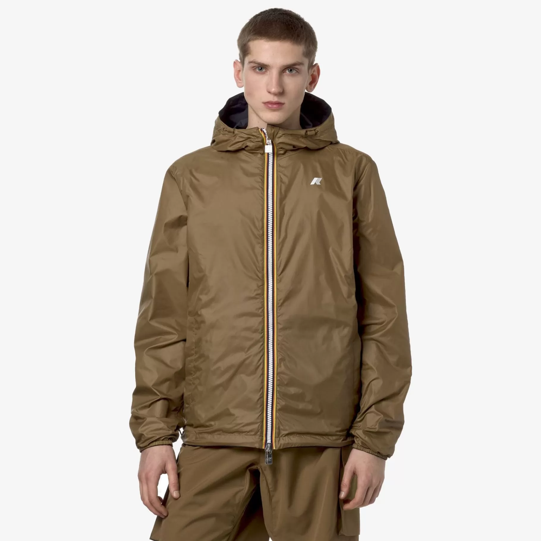 Short Jackets*K-WAY Jake Plus.2 Reversible - Jackets - Short - Man - Blue D-Brown C