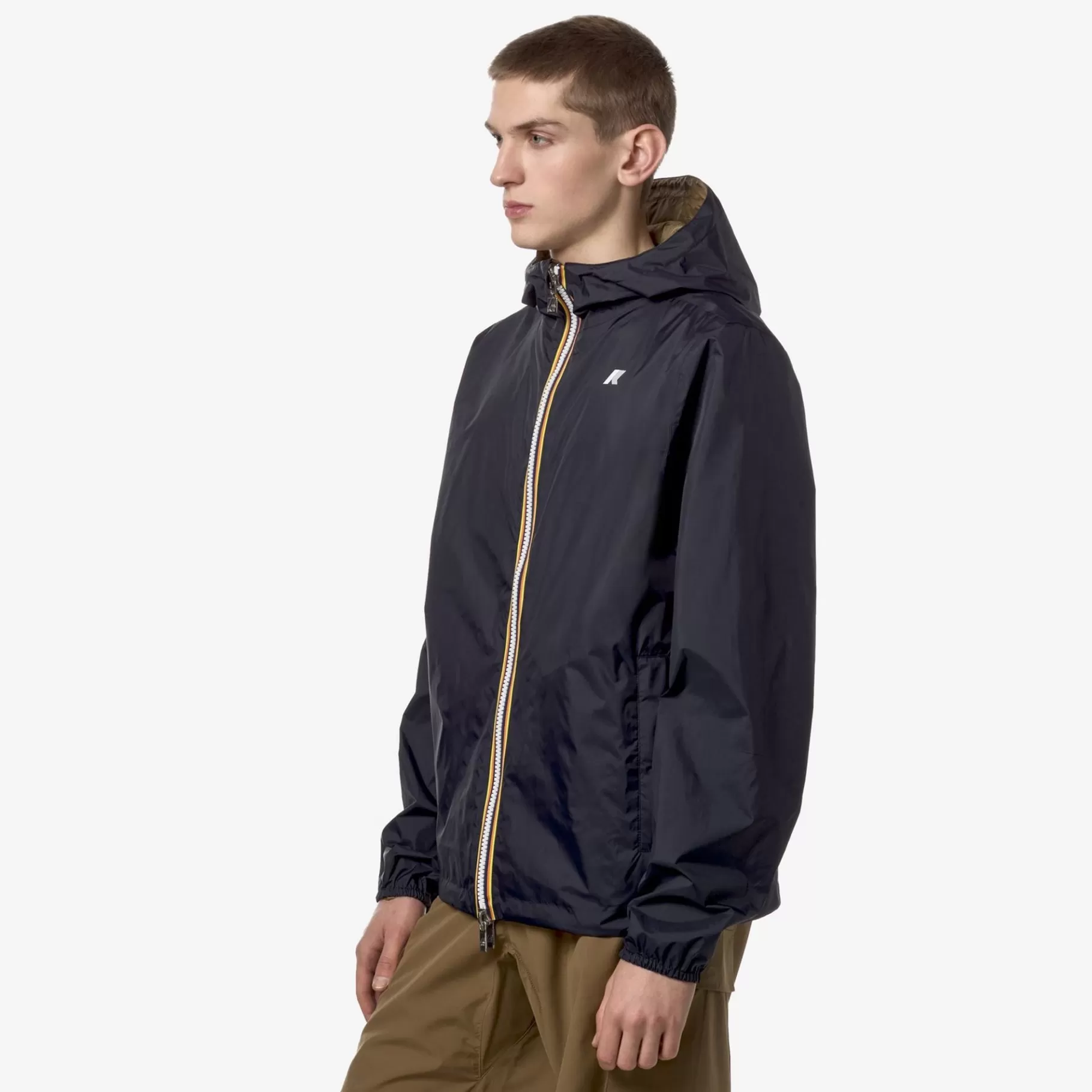 Short Jackets*K-WAY Jake Plus.2 Reversible - Jackets - Short - Man - Blue D-Brown C